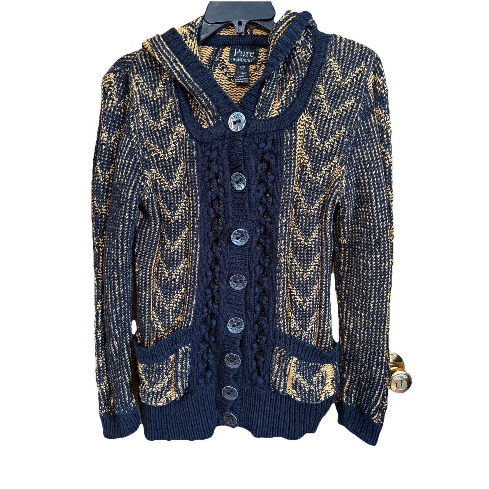 Other Pure Hand Knit Cardigan Women Size S/M Size S / US 4 / IT 40 - 1 Thumbnail