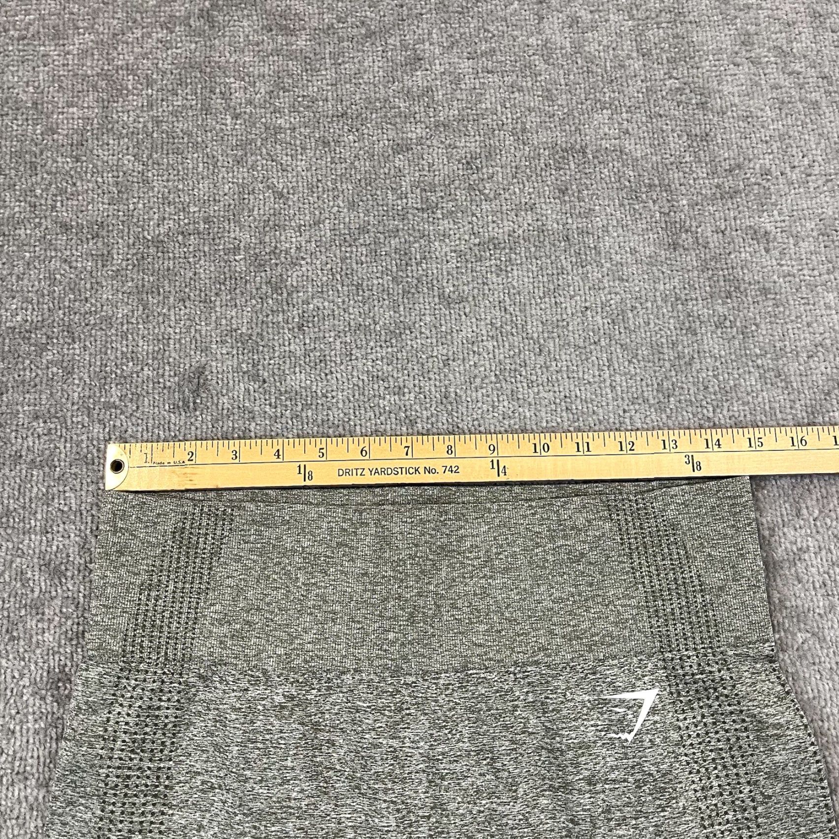 Gymshark VINTAGE Gymshark Women’s Leggings Medium Ankle Heather Green Activewear Workout Lifting Gym Size 32" / US 10 / IT 46 - 6 Thumbnail