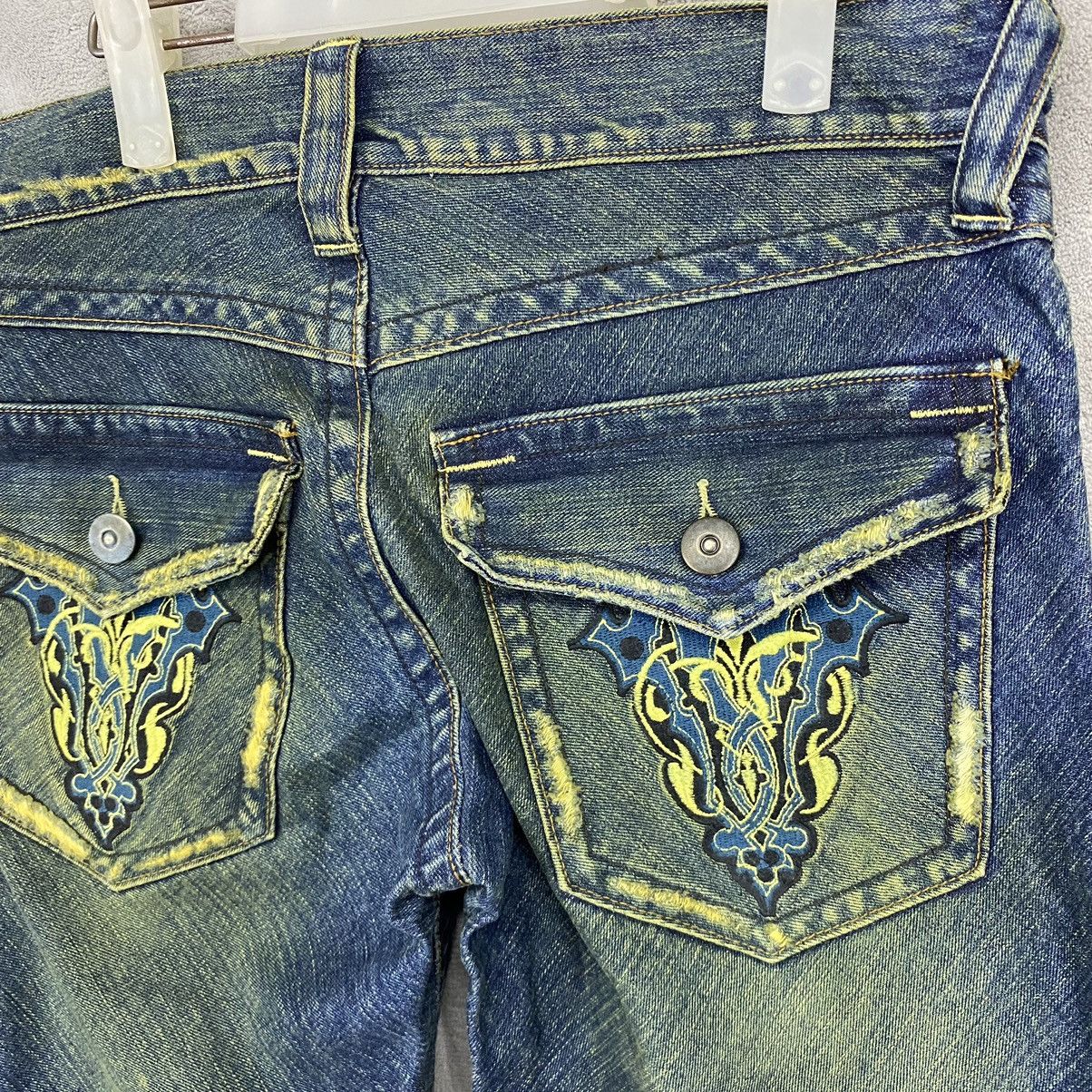 If Six Was Nine Bootcut Baggy Icom Embroidered Pocket Size US 32 / EU 48 - 10 Thumbnail