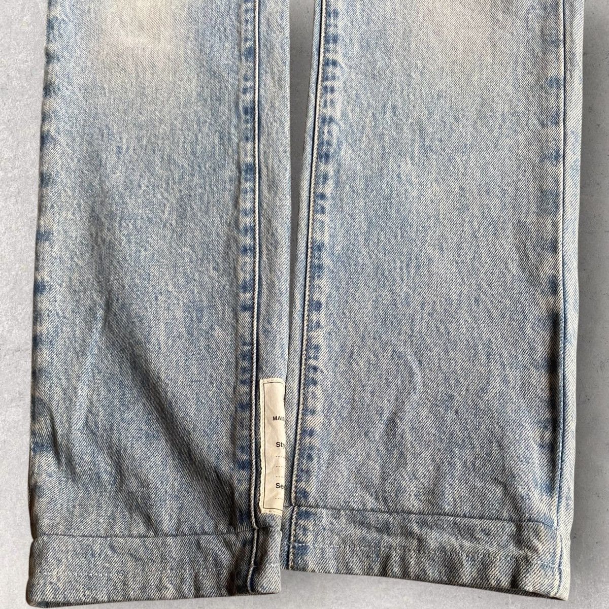 Maison Margiela SS17 Artisanal Jeans With Insert Trouser Waistband From SS04 Size US 29 - 3 Thumbnail