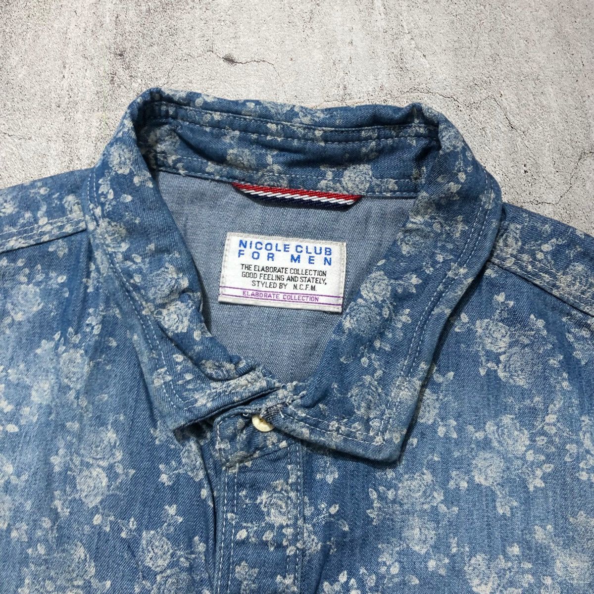 Nicole Club 2000s Nicole Club For Men Floral Motif Button Up Shirt Size US L / EU 52-54 / 3 - 7 Thumbnail