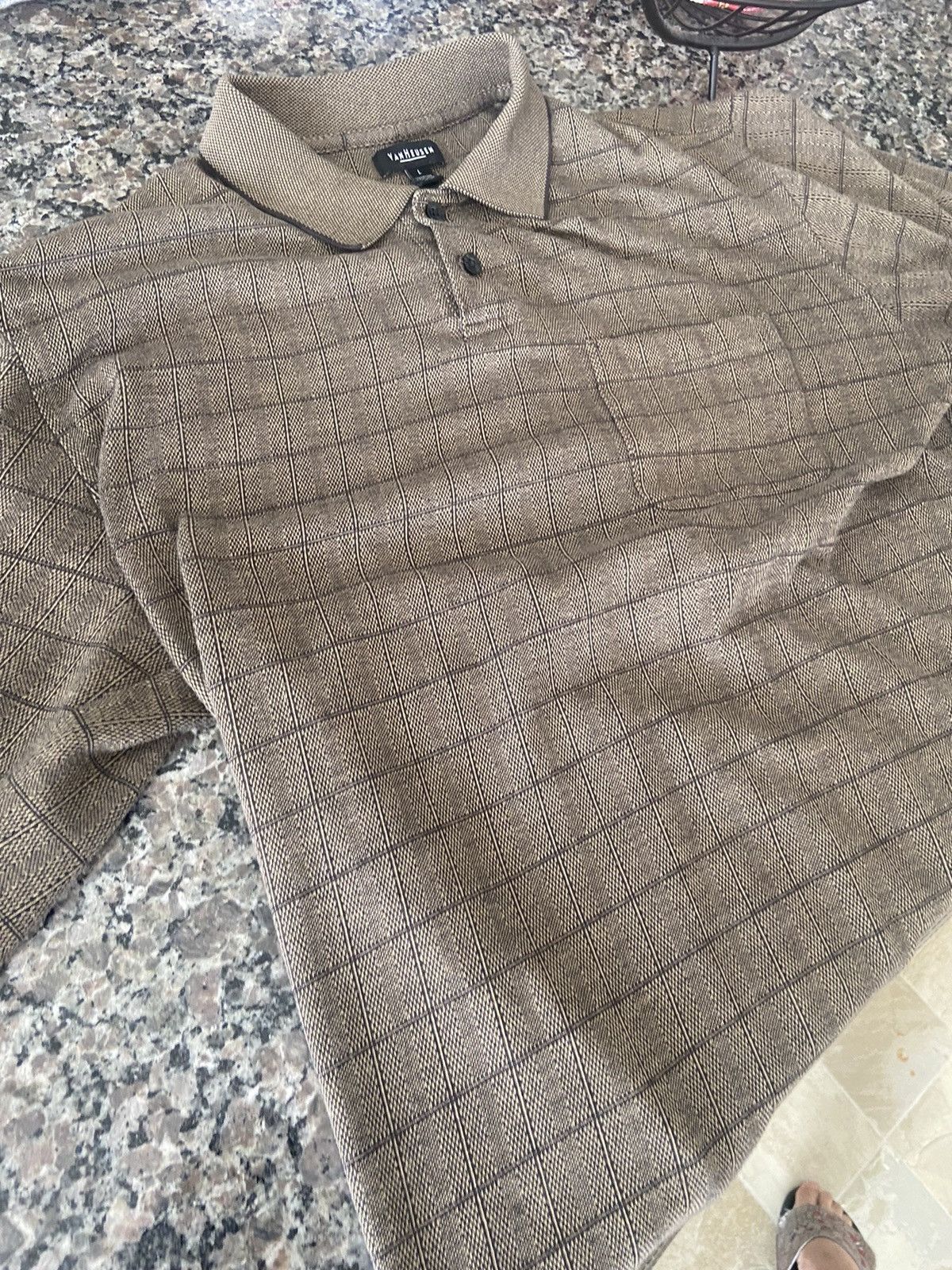 Van Heusen Vanhuesen collar shirt Size US L / EU 52-54 / 3 - 1 Thumbnail