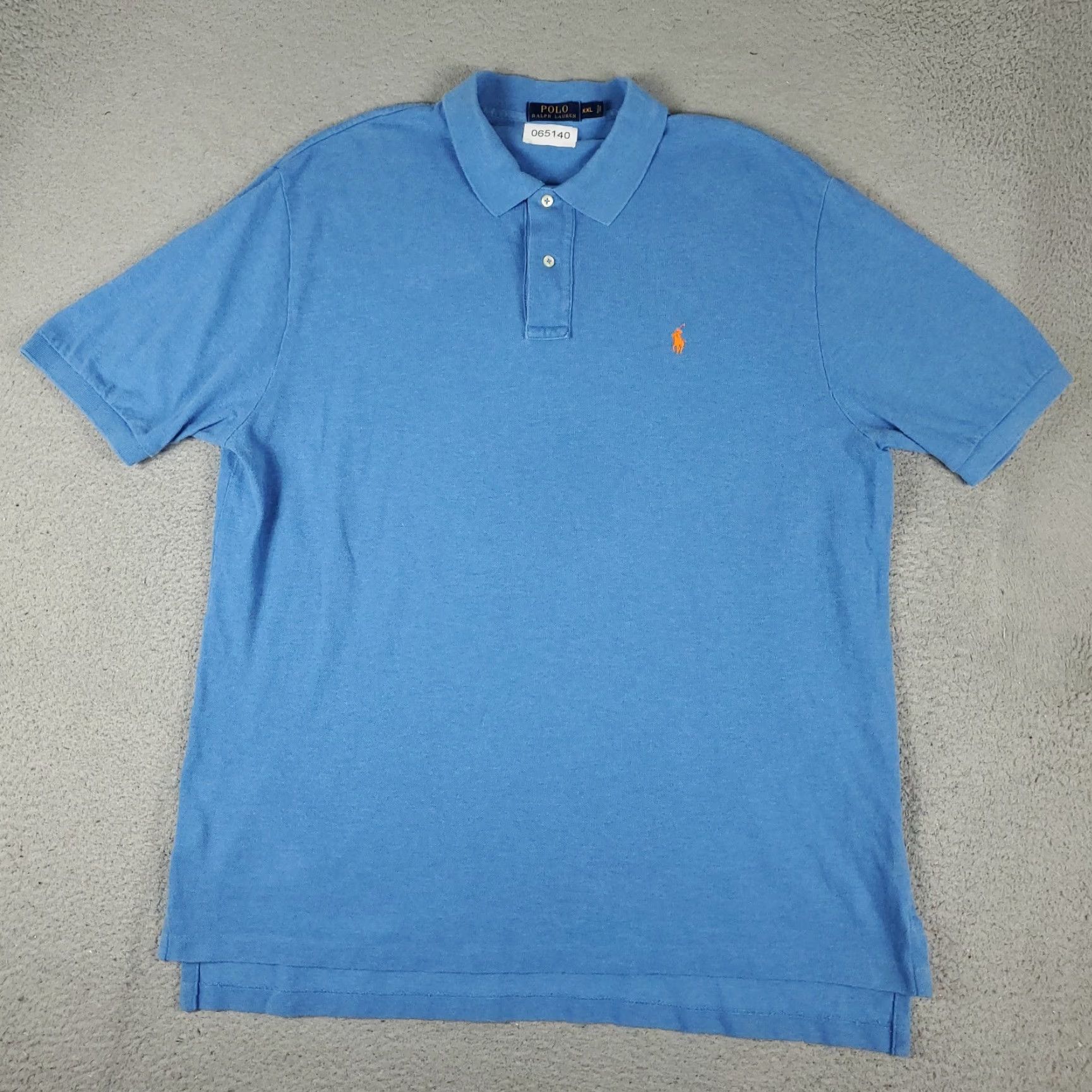 Ralph Lauren Ralph Lauren Polo Shirt Mens 2XL Blue Polo Shirt Men 2XL Blue Logo Button Short Sleeve Casual Classic American Preppy Sports Shirt Mens Size US XXL / EU 58 / 5 - 3 Thumbnail