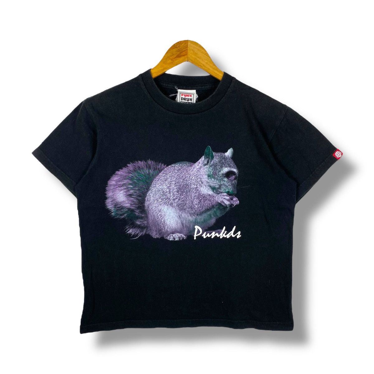 Japanese Brand Japanese Brand PUNK DRUNKERS Squirrel Graphic Tee Shirt Size US S / EU 44-46 / 1 - 1 Thumbnail