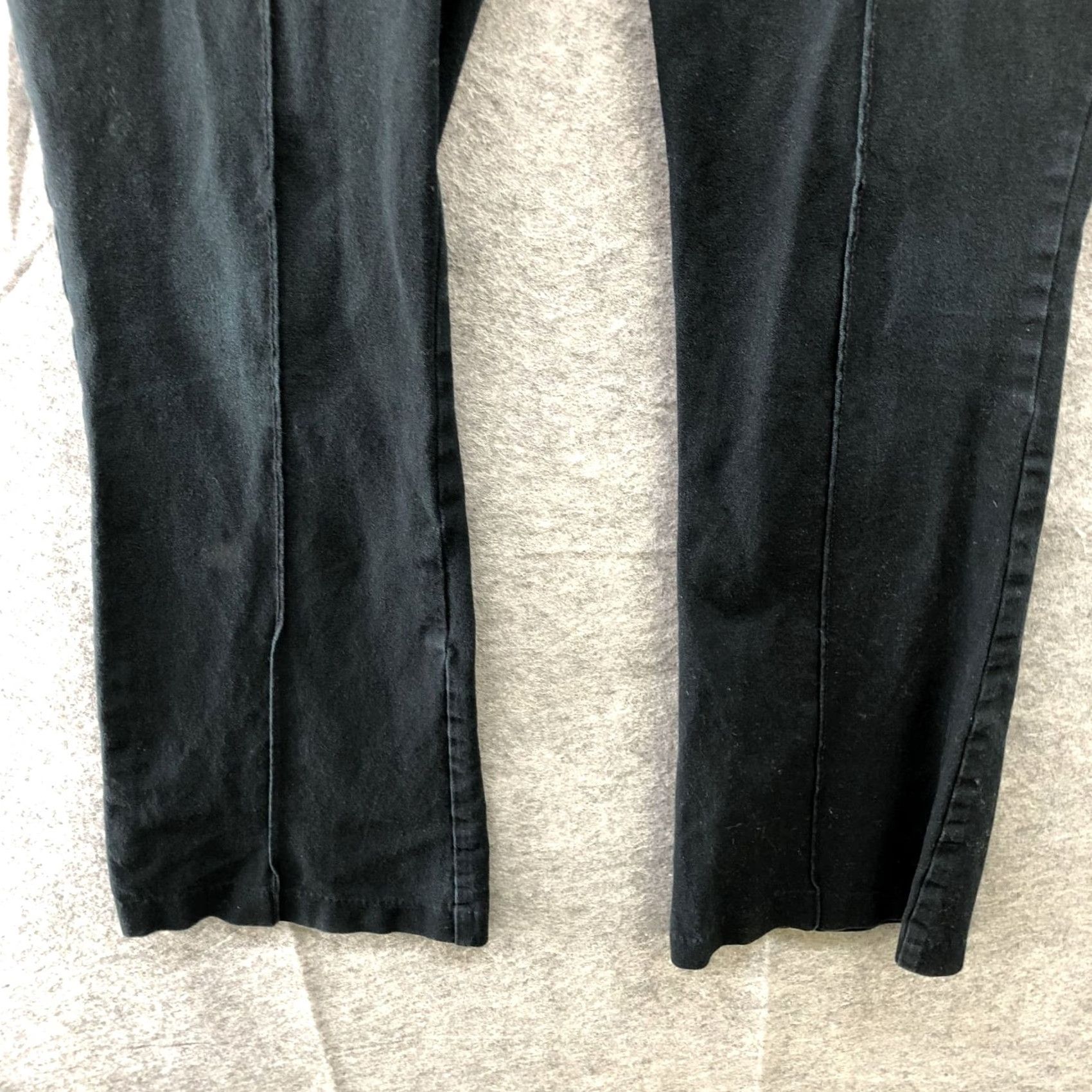 Gap Gap Pants Womens Size 6 Black Flared 29in Inseam Bi-Stretch Rise 10" Seamed Khakis Stretch Denim Slacks Casual Size 28" / US 6 / IT 42 - 4 Thumbnail