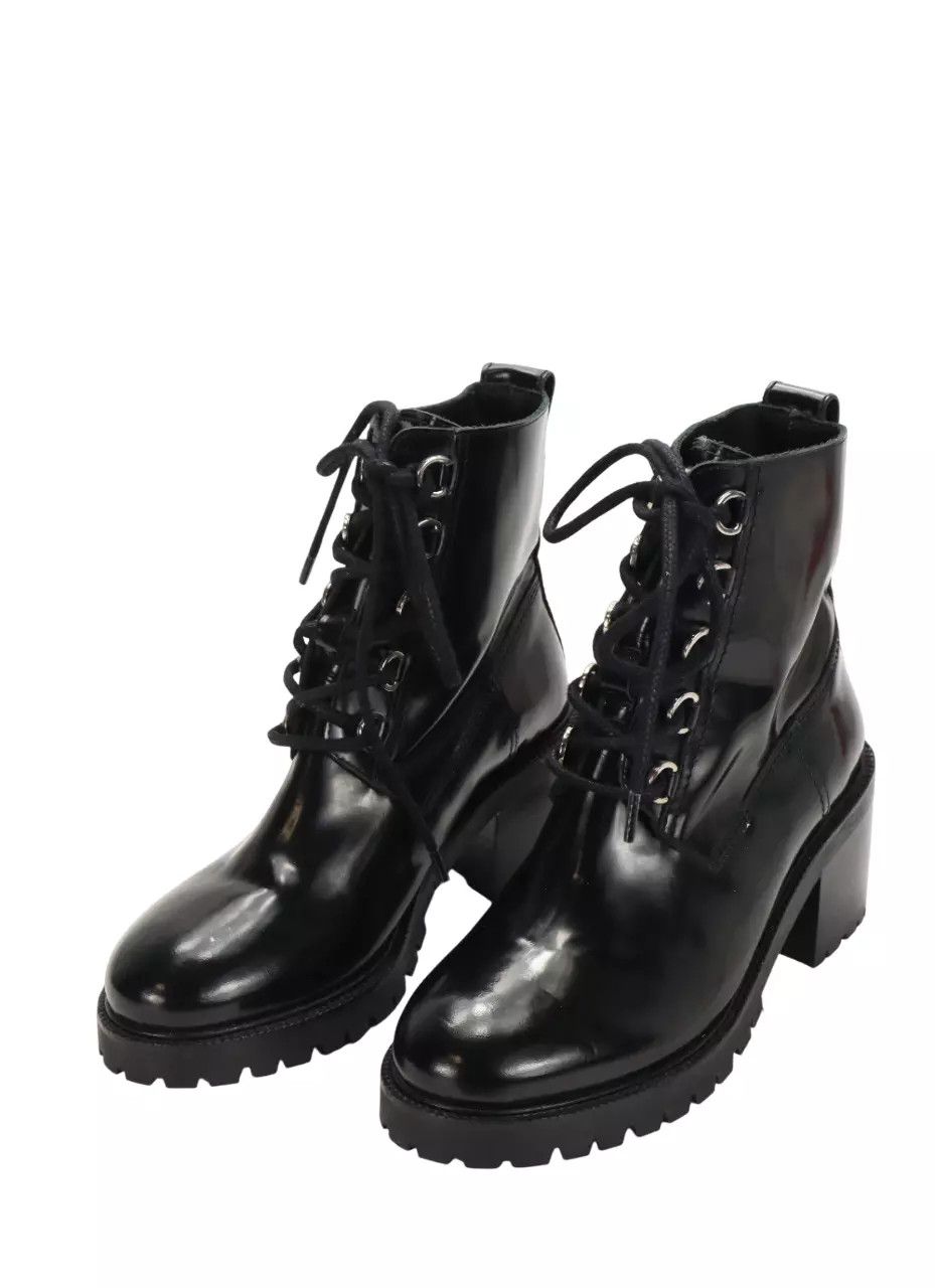 Maje MAJE Factory Women EU 37 / UK 4 Heeled Leather Ankle Boots Size US 6.5 / IT 36.5 - 1 Thumbnail