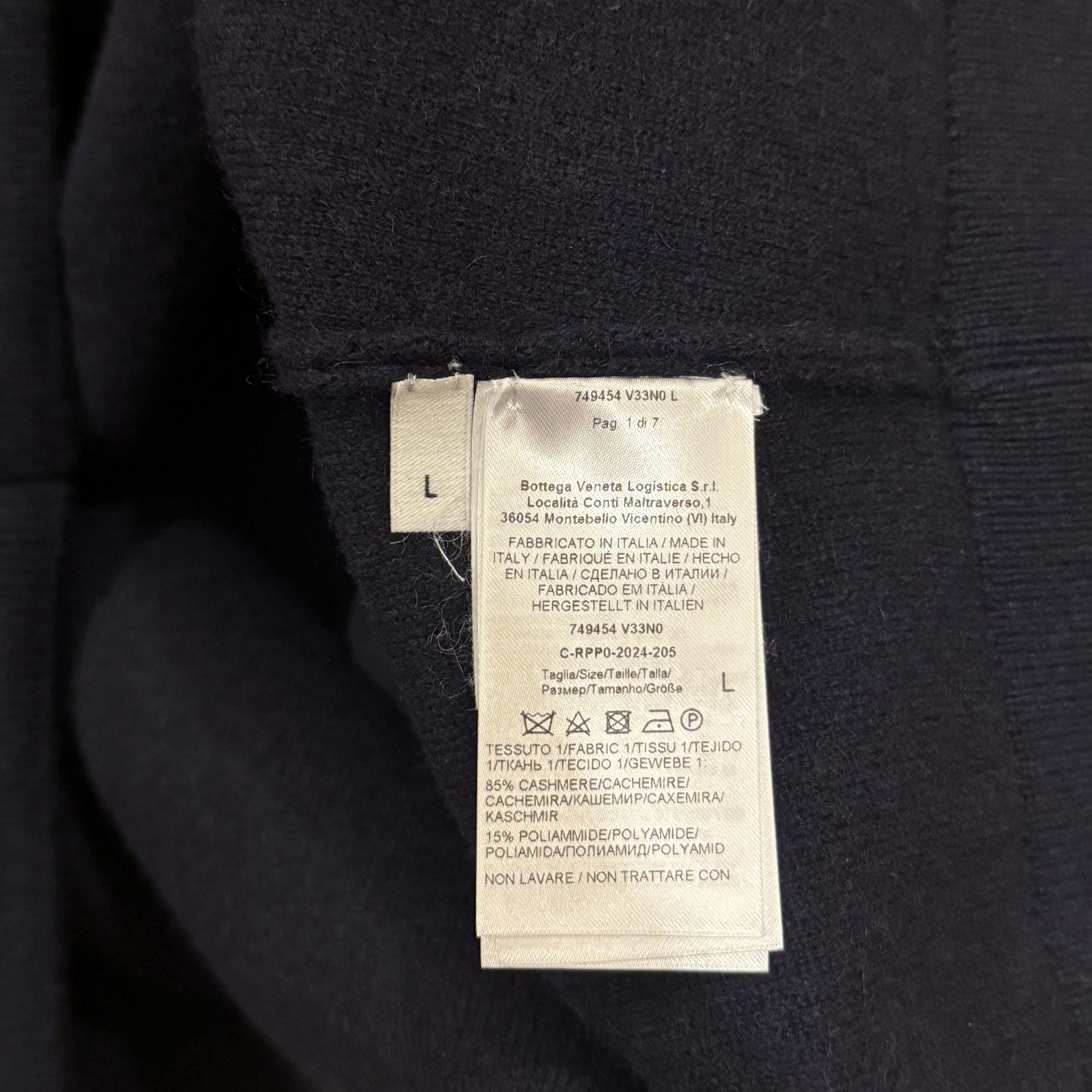 Bottega Veneta 749454 V33N0 4121 Cashmere Hoodie Size L / US 10 / IT 46 - 4 Thumbnail