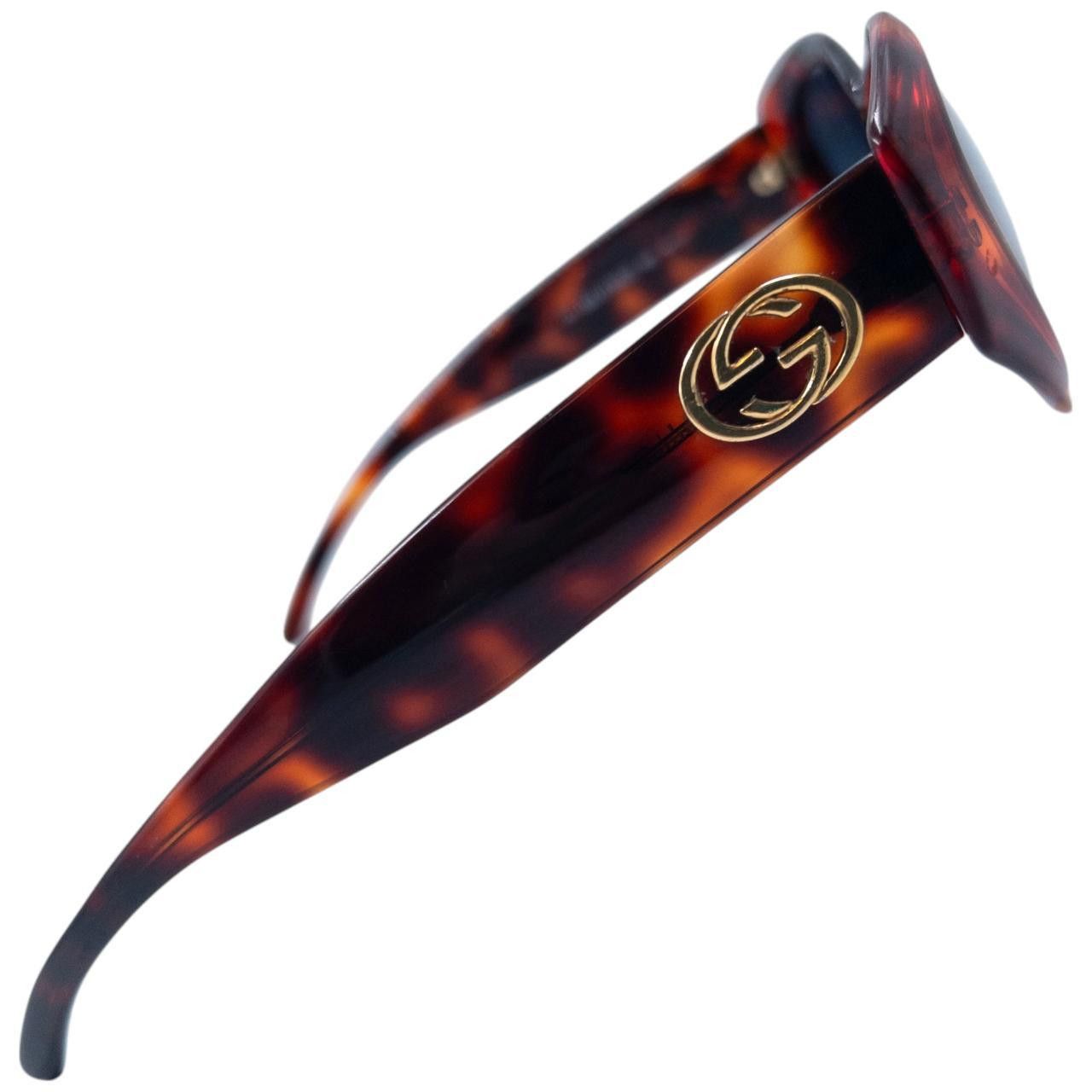 Gucci Vintage Gucci Tortoise Shell Sunglasses Size ONE SIZE - 3 Thumbnail