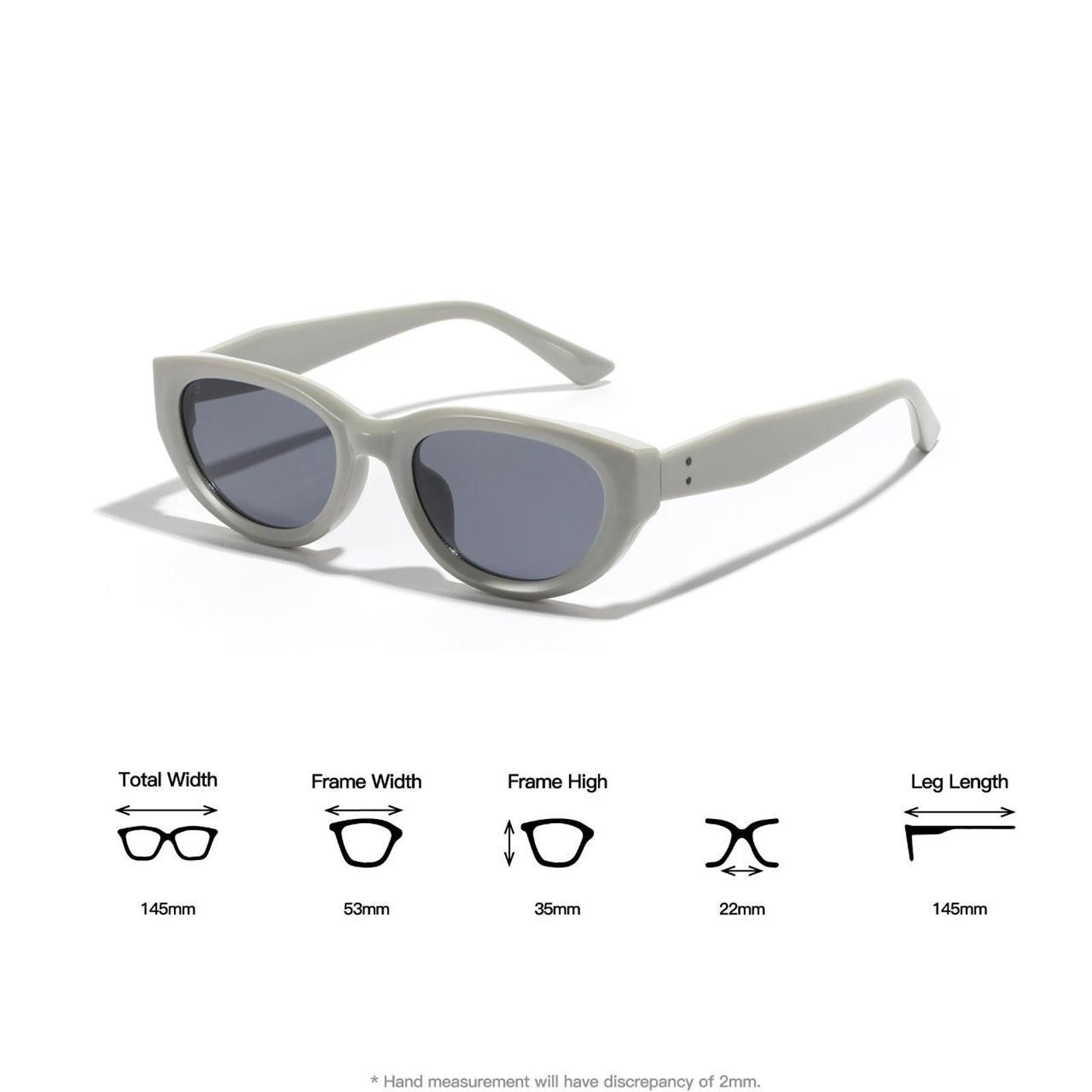 Japanese Brand Vtg Vintage Y2k Avant Garde Cat Eye Gray Sunglasses Unisex Size ONE SIZE - 8 Thumbnail