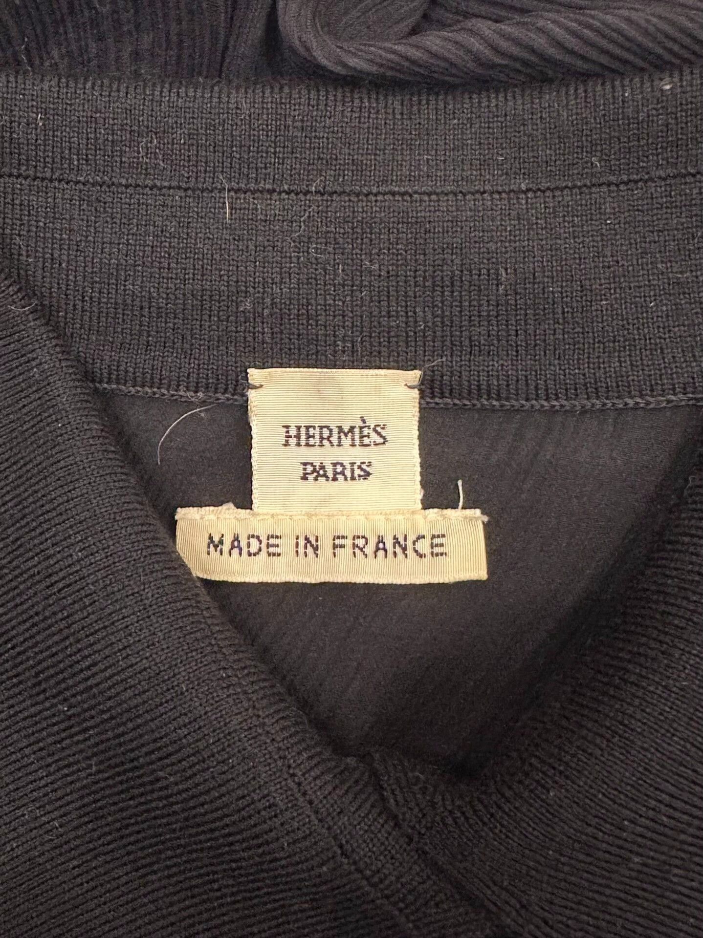 Hermes Hermes women's black silk shirt jacket 36 new Size XS / US 0-2 / IT 36-38 - 5 Thumbnail