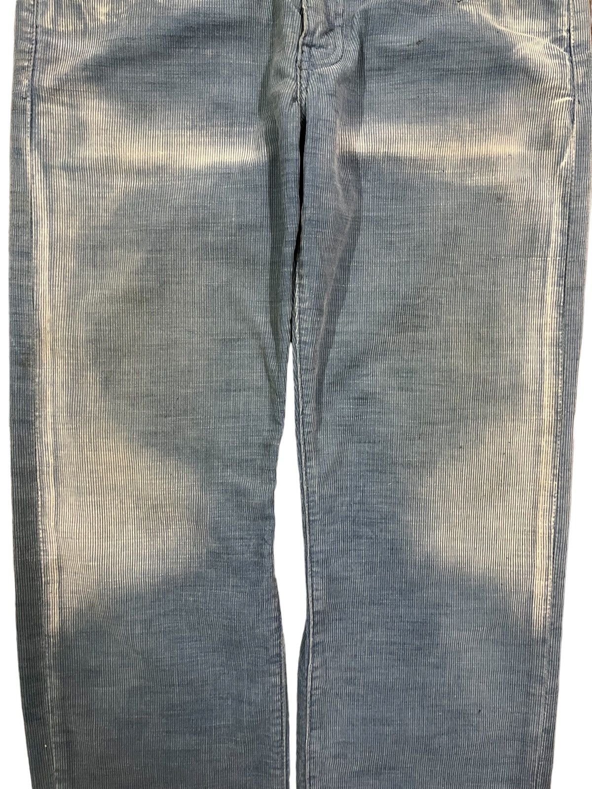 Levi's Vintage Levi’s 705 Blue Washed Bleached Corduroy Jeans Size US 30 / EU 46 - 9 Thumbnail