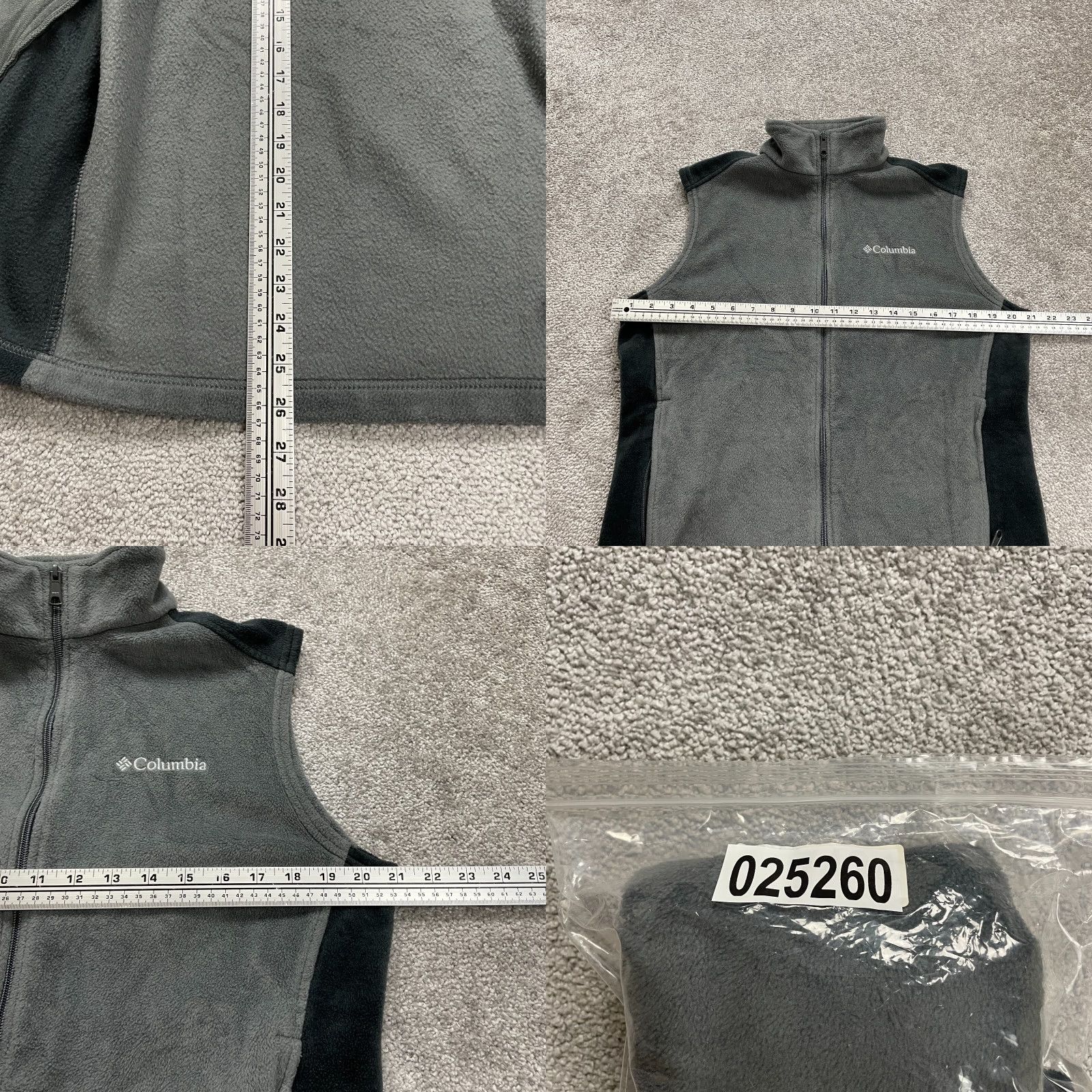 Vintage Columbia Vest Men Medium Gray Black Fleece Outdoor Hiking Steens Mountain Mens Size US M / EU 48-50 / 2 - 8 Thumbnail