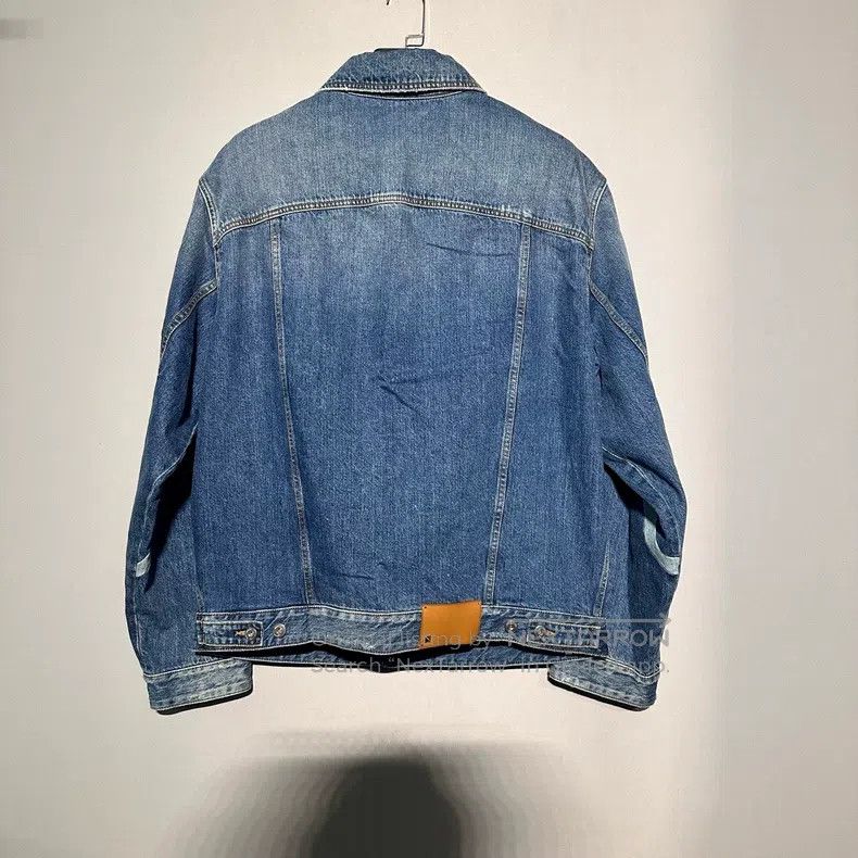 Valentino Valentino Classic big LOGO washed denim jacket Size US M / EU 48-50 / 2 - 2 Thumbnail