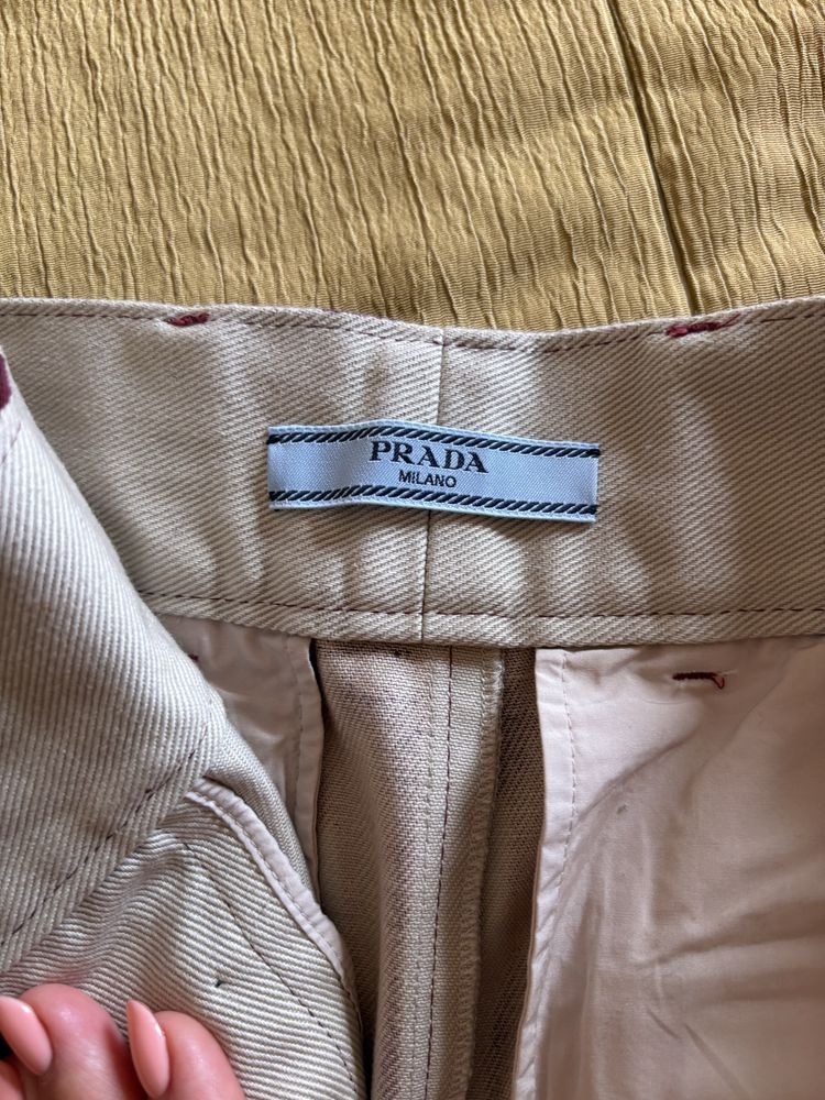 Prada Prada Burgundy Raf Simons Pants Jeans Size 28" / US 6 / IT 42 - 2 Thumbnail