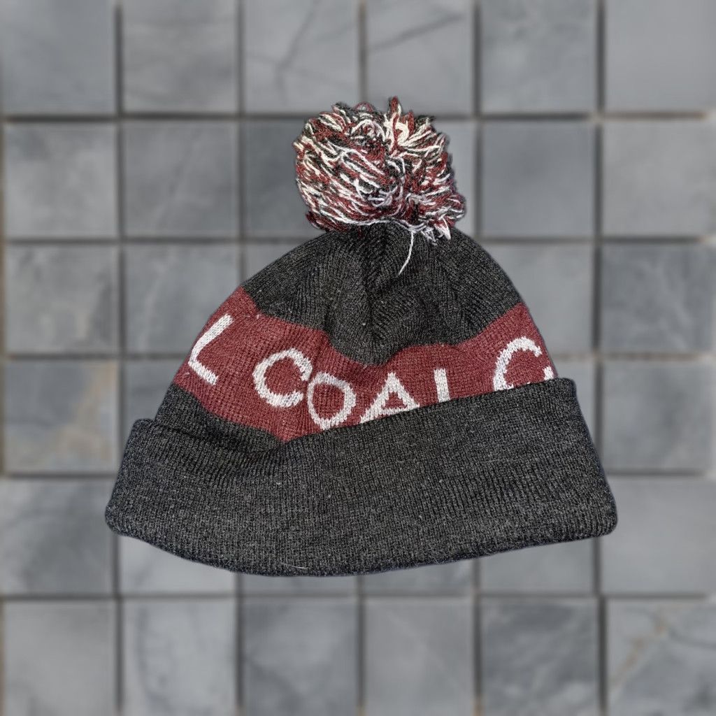 Coal Coal Team Pom Cap Winter Hat Beanie Mens One Size Gray Size ONE SIZE - 1 Thumbnail