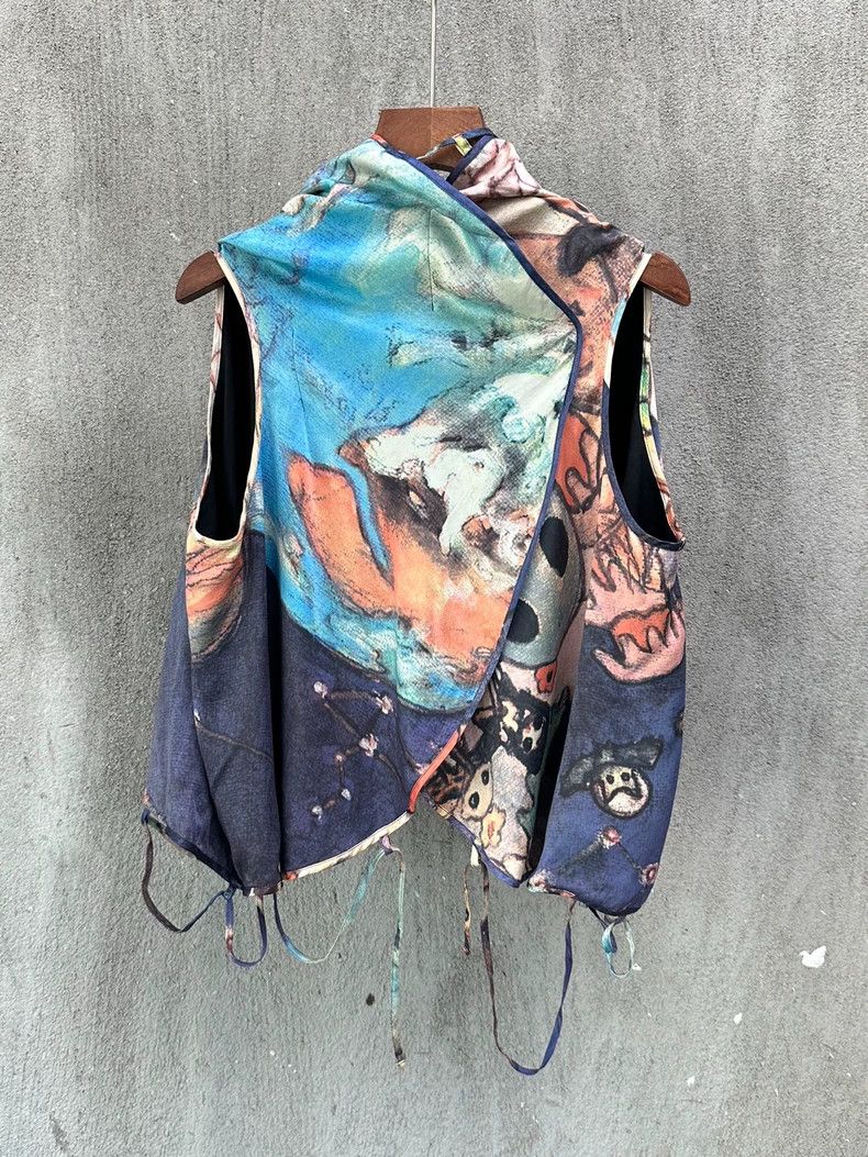 Issey Miyake Issey Miyake size:3 A silk vest in collaboration with Aya Size S / US 4 / IT 40 - 2 Thumbnail