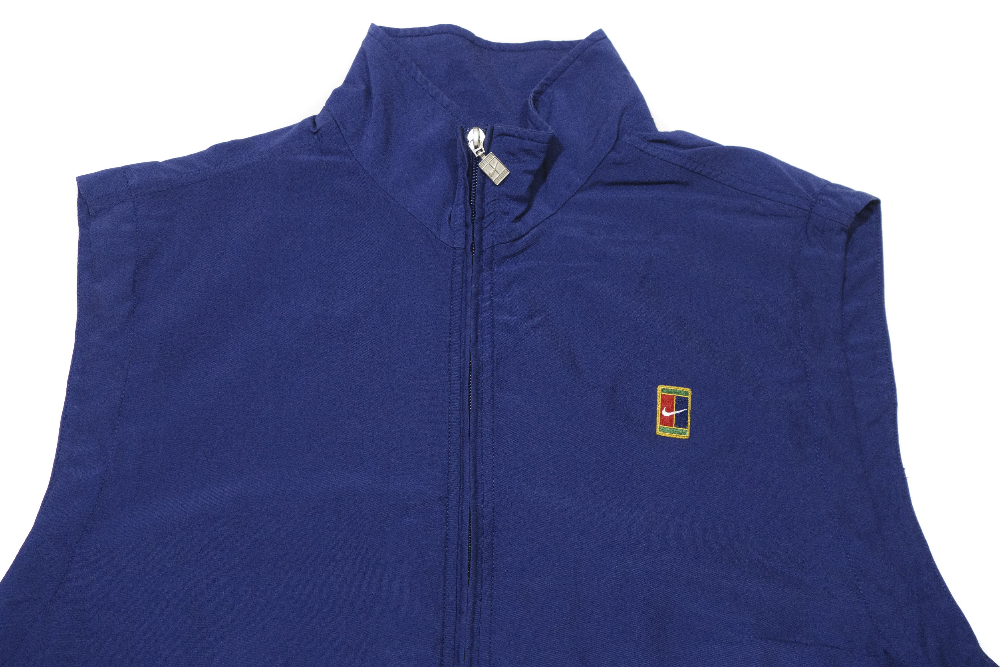 Nike 90S Court Logo Nylon Vest Size US XL / EU 56 / 4 - 3 Thumbnail