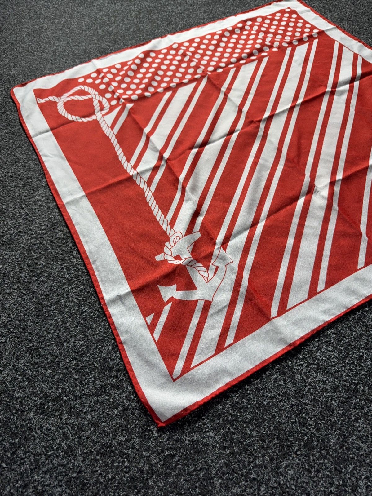 Designer × Japanese Brand × Vintage Vintage 90s Marine Italy Scarf art rare Size ONE SIZE - 4 Thumbnail