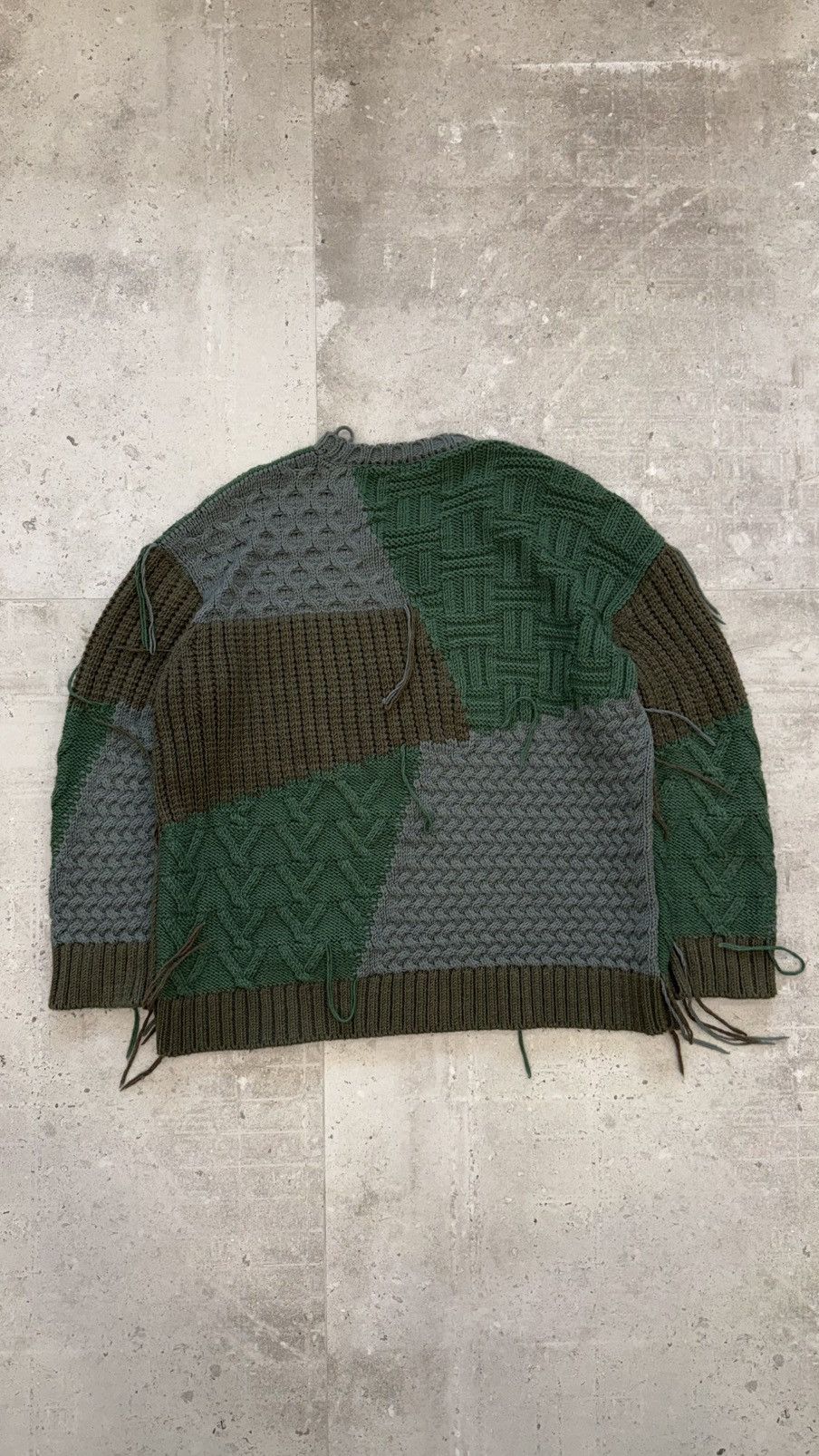 Maison MIHARA YASUHIRO Mihara Yasuhiro Patchwork Knit Pullover Size US S / EU 44-46 / 1 - 6 Thumbnail