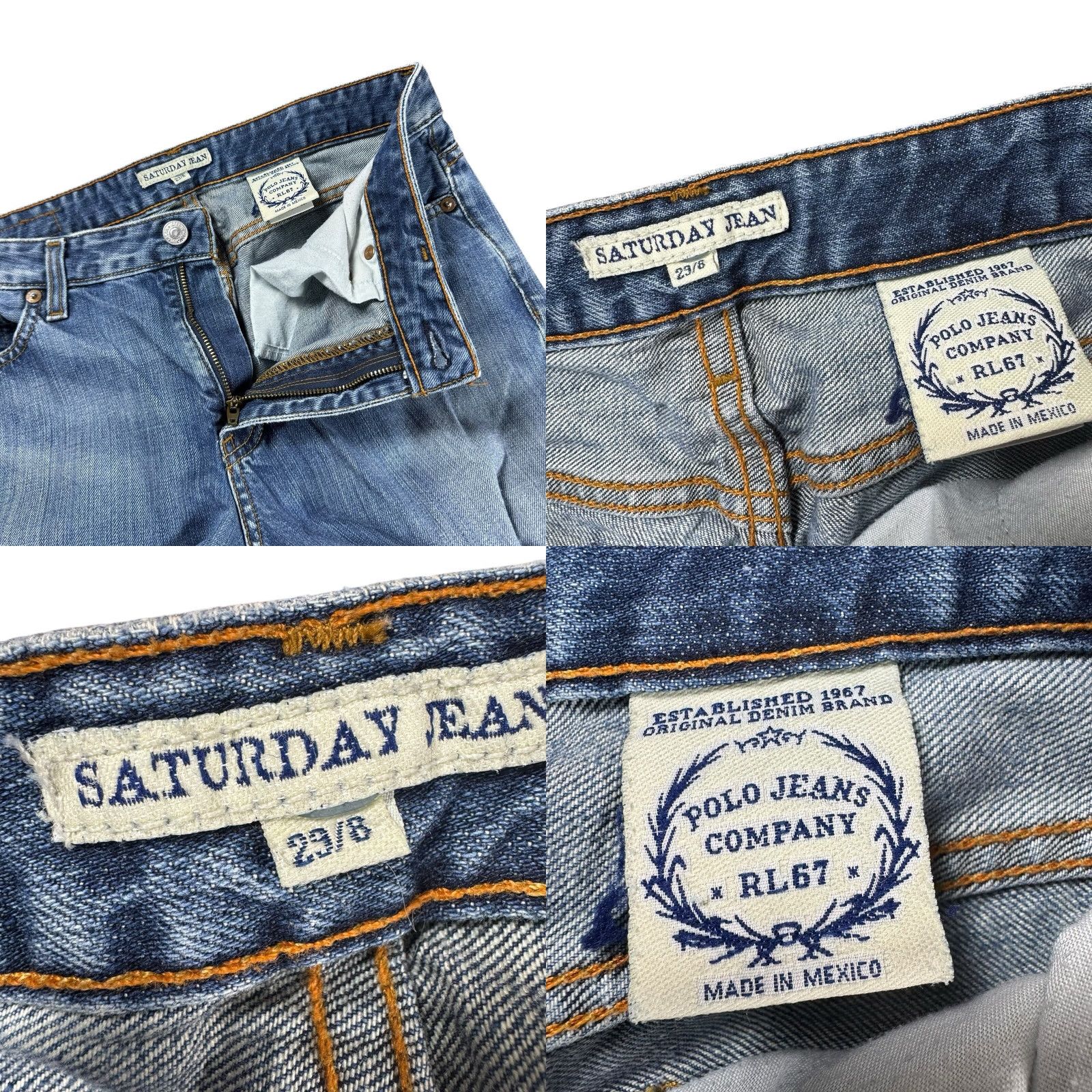 Ralph Lauren VINTAGE Ralph Lauren Polo Jeans Saturday Bootcut Womens 100% Cotton 23/8 RL67 Size 30" / US 8 / IT 44 - 8 Thumbnail