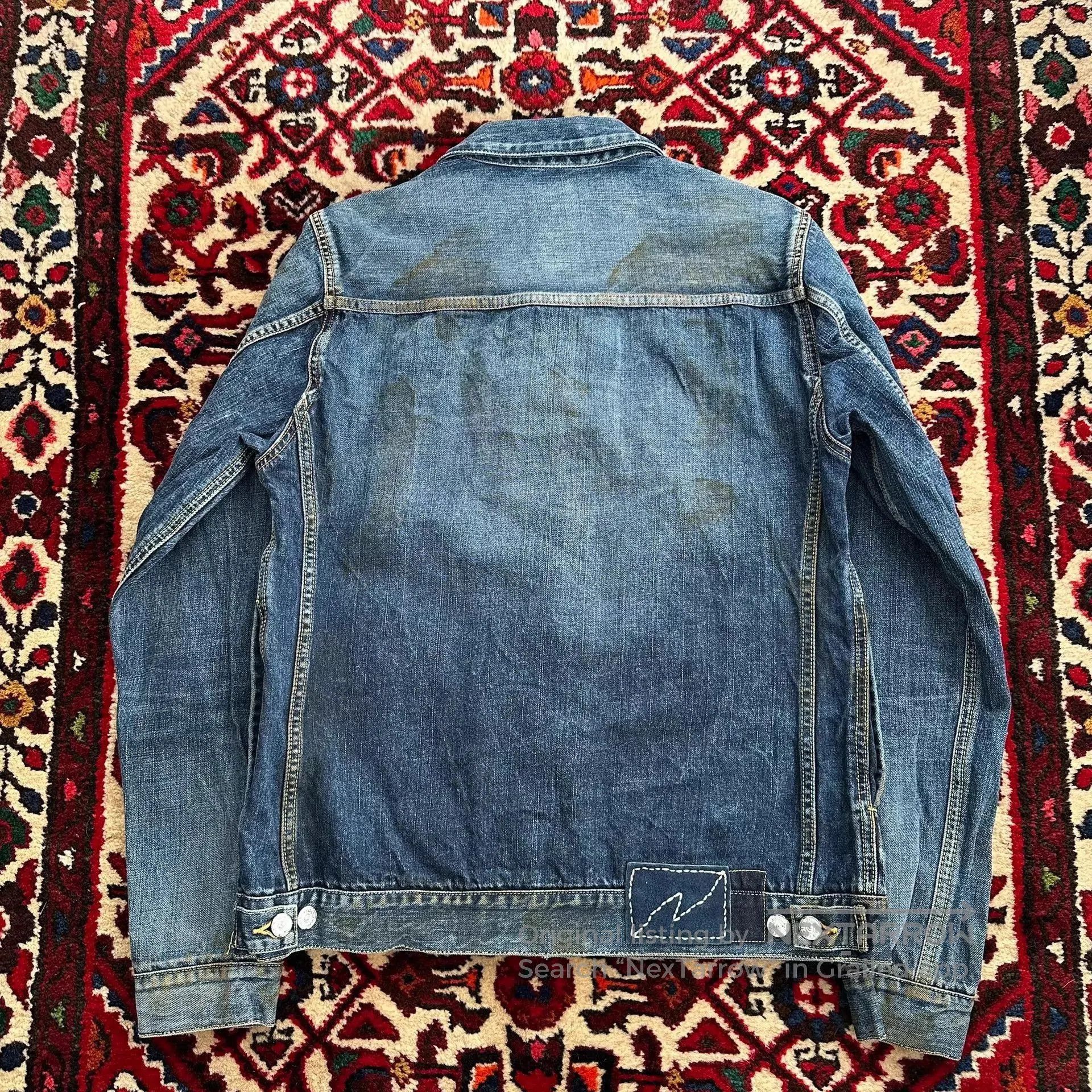 Visvim Blue Denim Jacket with Button Front and Pockets. Size US L / EU 52-54 / 3 - 3 Thumbnail