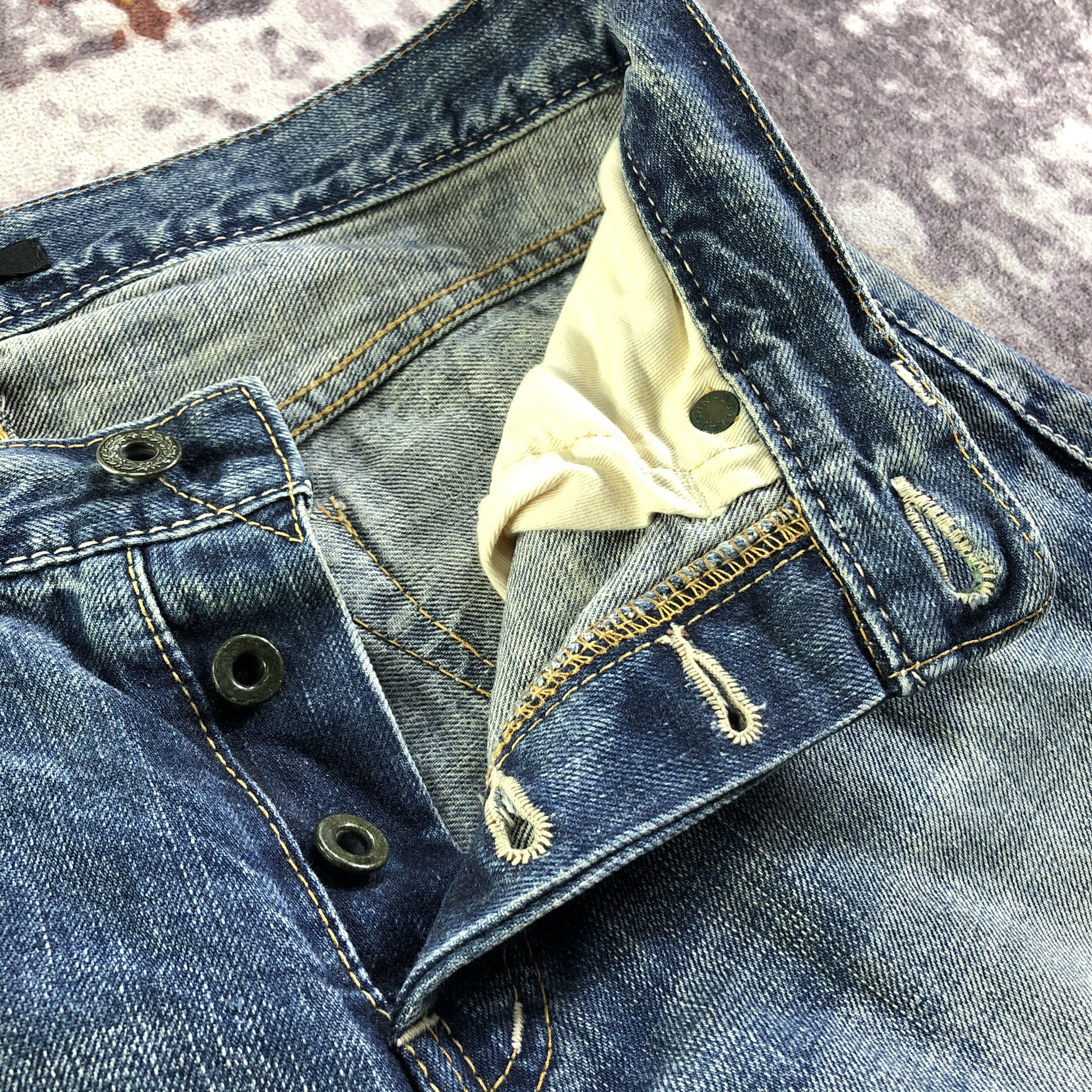 Johnbull Vintage John bull Selvedge Jeans-JM3593 Size US 30 / EU 46 - 7 Thumbnail
