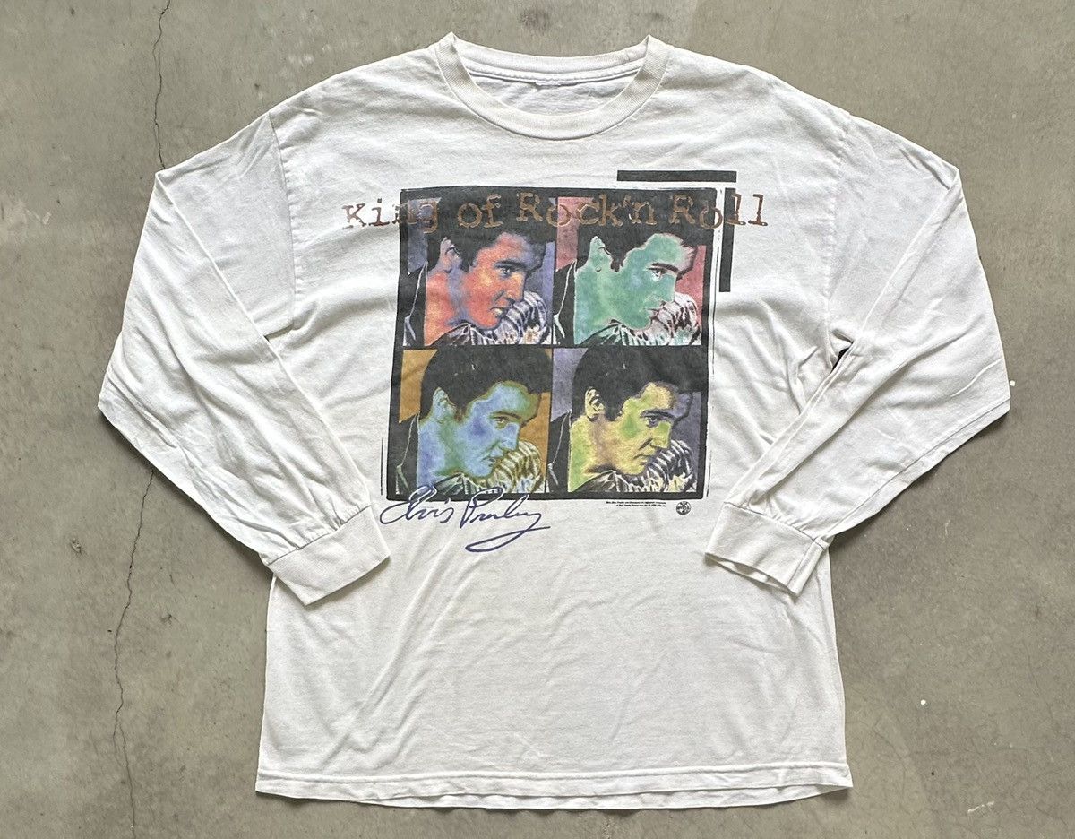 VINTAGE ELVIS PRESLEY KING OF ROCK N ROLL TEE
