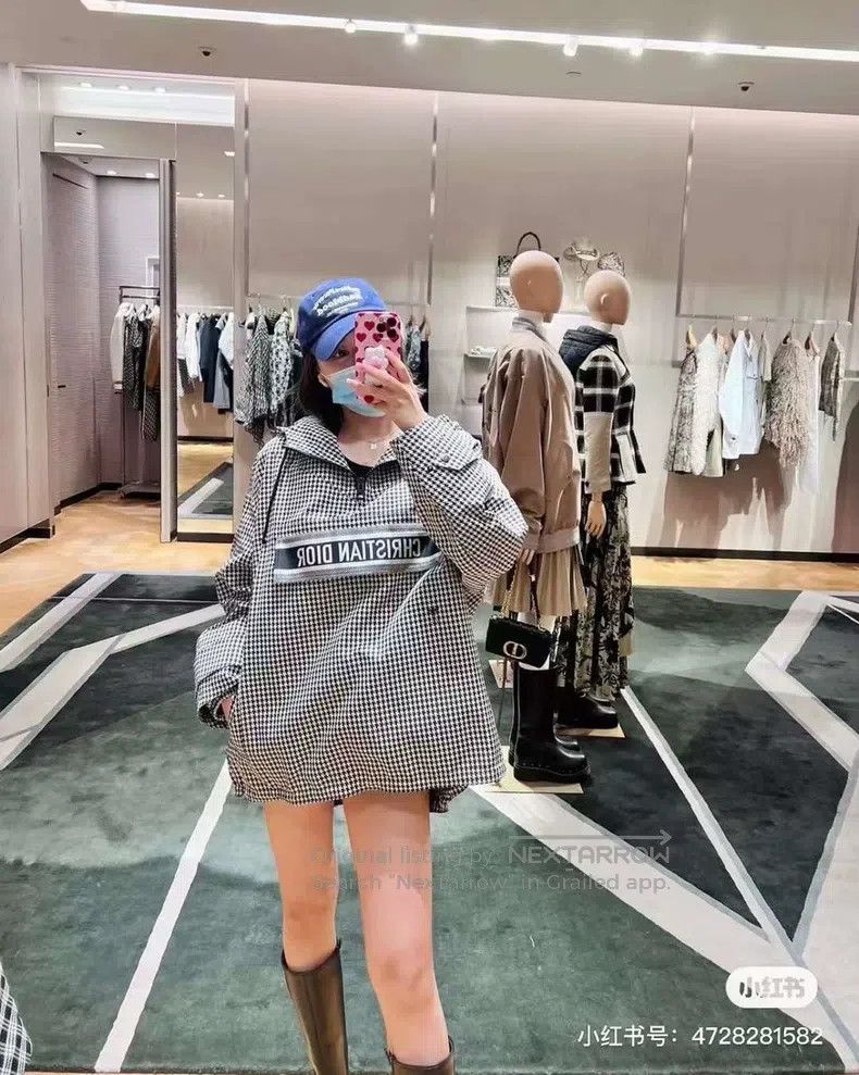 Dior Dior Thousand-bird grid old flower windbreaker jacket Size XS / US 0-2 / IT 36-38 - 8 Thumbnail