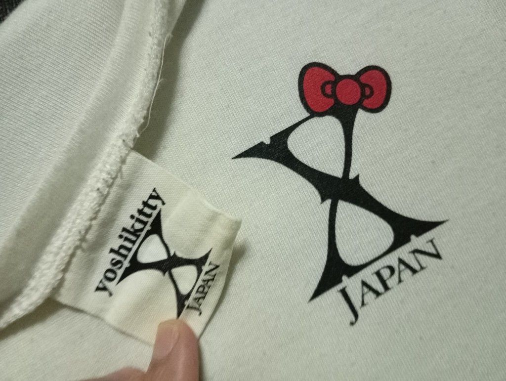 Japanese Brand X JAPAN Yoshiki x Hello Kitty = Yoshikitty 😻🎸🎌 tshirt Size L / US 10 / IT 46 - 4 Thumbnail
