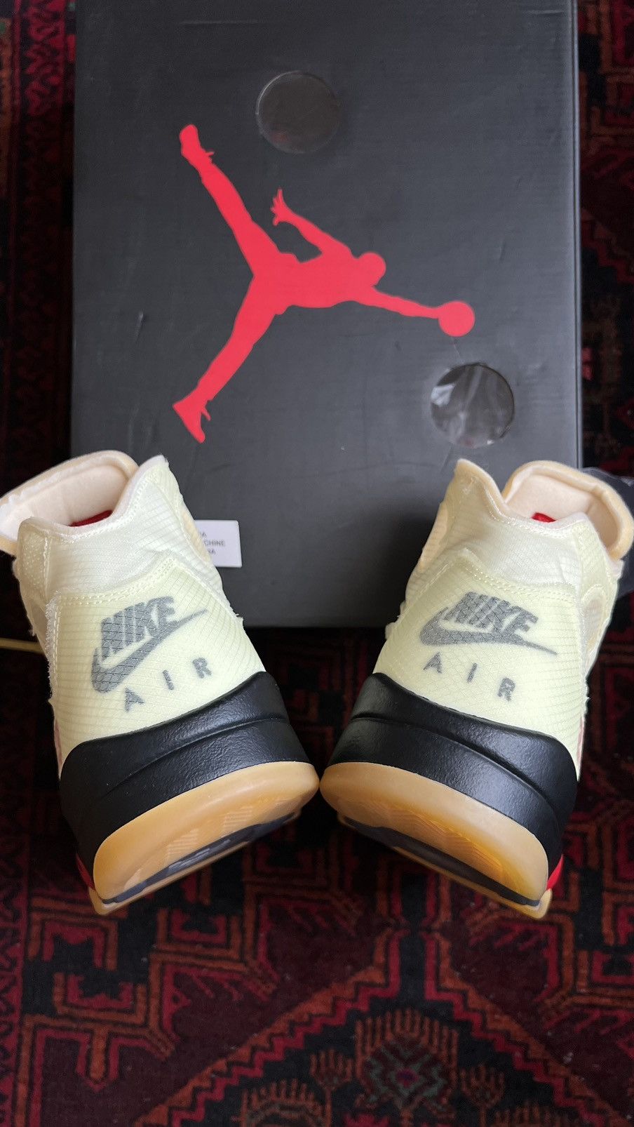 Jordan Brand × Nike × Off-White Air Jordan 5 Off white Size US 12 / EU 45 - 13 Thumbnail