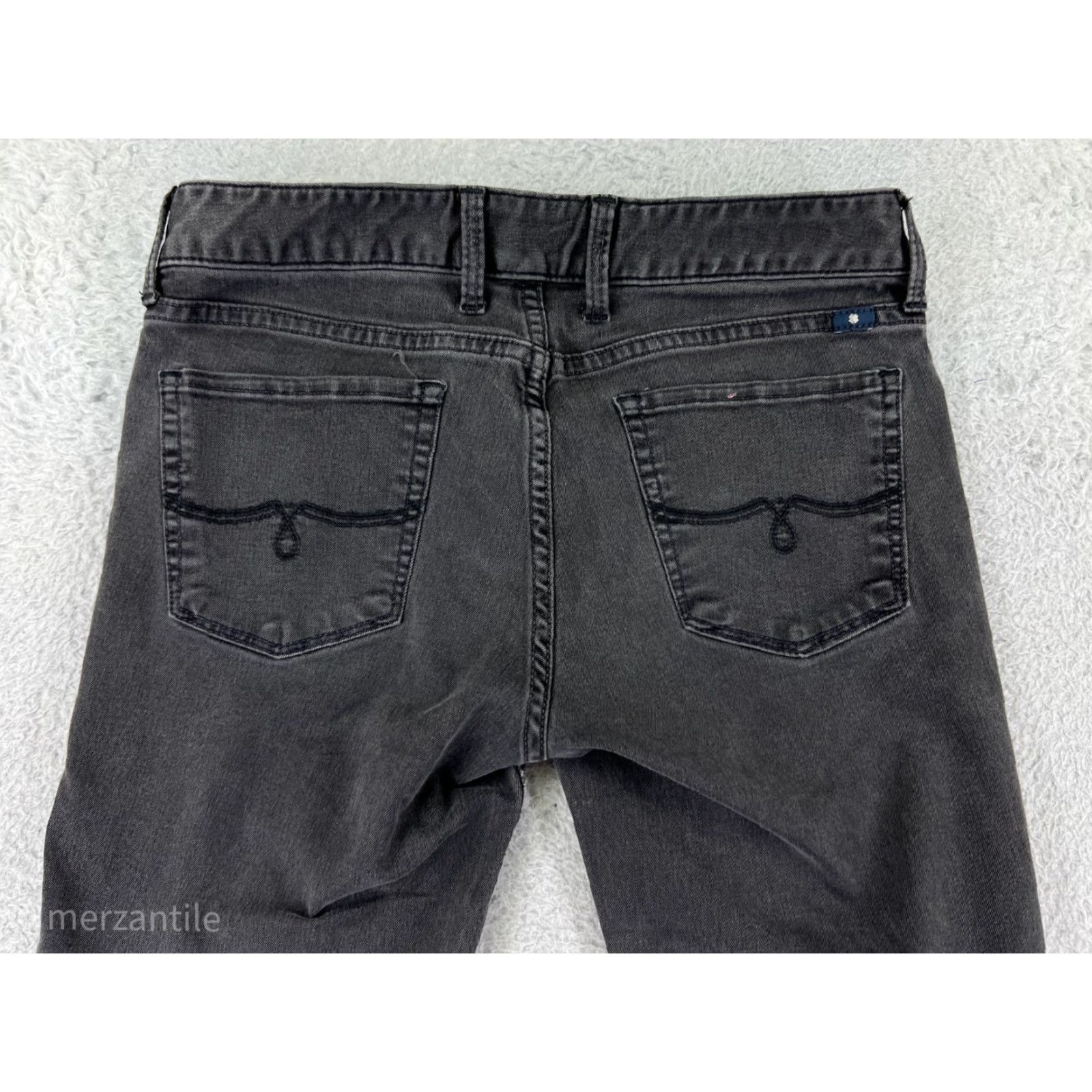 Lucky Brand Lucky Brand Jeans Womens 4 Black Denim Capri 5-Pocket Stretch Cotton Blend Rise Low Inseam 24 in Size 27" / US 4 / IT 40 - 3 Thumbnail