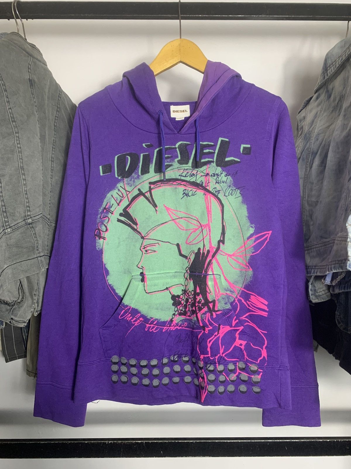 Diesel Diesel Hoodie Size US M / EU 48-50 / 2 - 1 Thumbnail