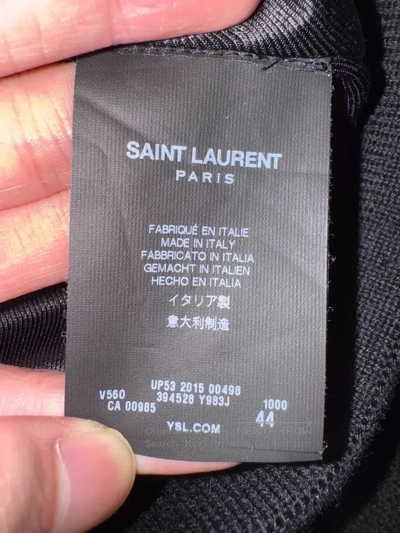 Saint Laurent Paris Saint Laurent Paris Wool Black Samurai Multi-Zipper Baseba Size US S / EU 44-46 / 1 - 7 Thumbnail