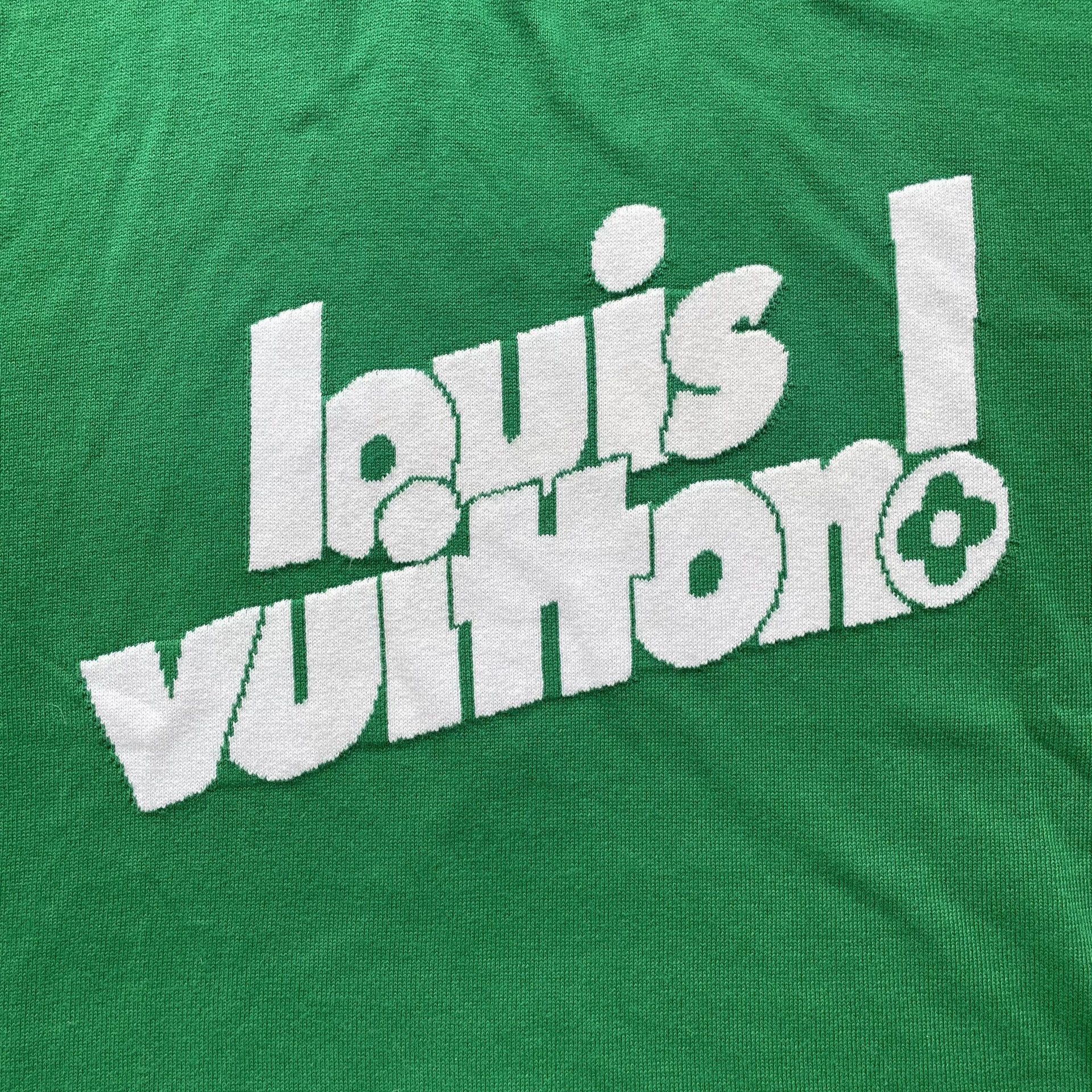 Louis Vuitton Louis Vuitton SS21 Green Knit T-Shirt M Size US M / EU 48-50 / 2 - 3 Thumbnail