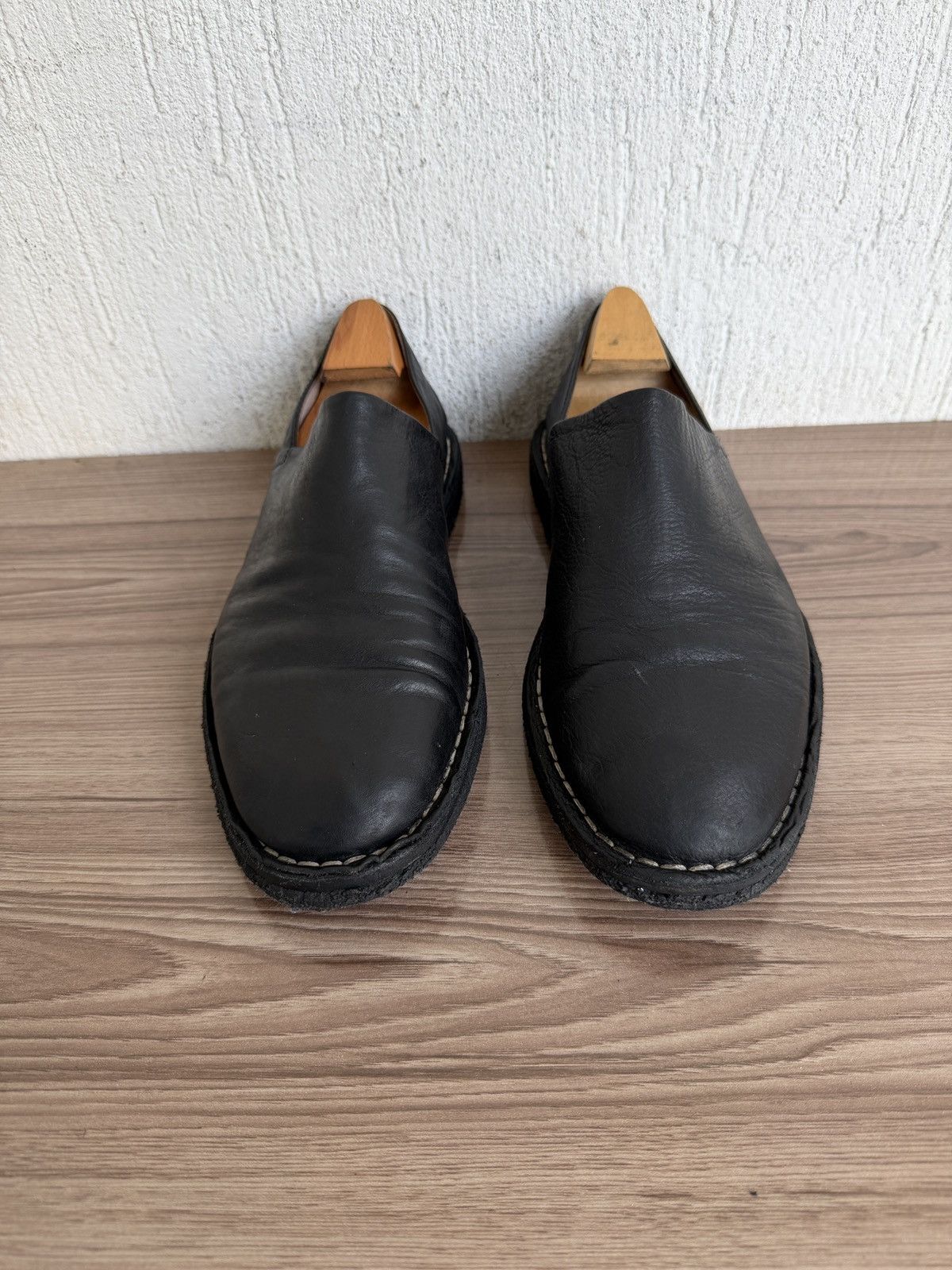 Ann Demeulemeester Leather mules clogs loafer with creep sole Size US 8 / EU 41 - 5 Thumbnail
