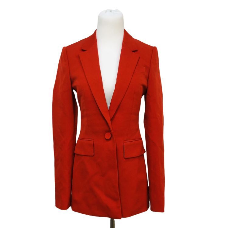 Givenchy Givenchy Red Blazer Size 34 Size XS / US 0-2 / IT 36-38 - 1 Thumbnail