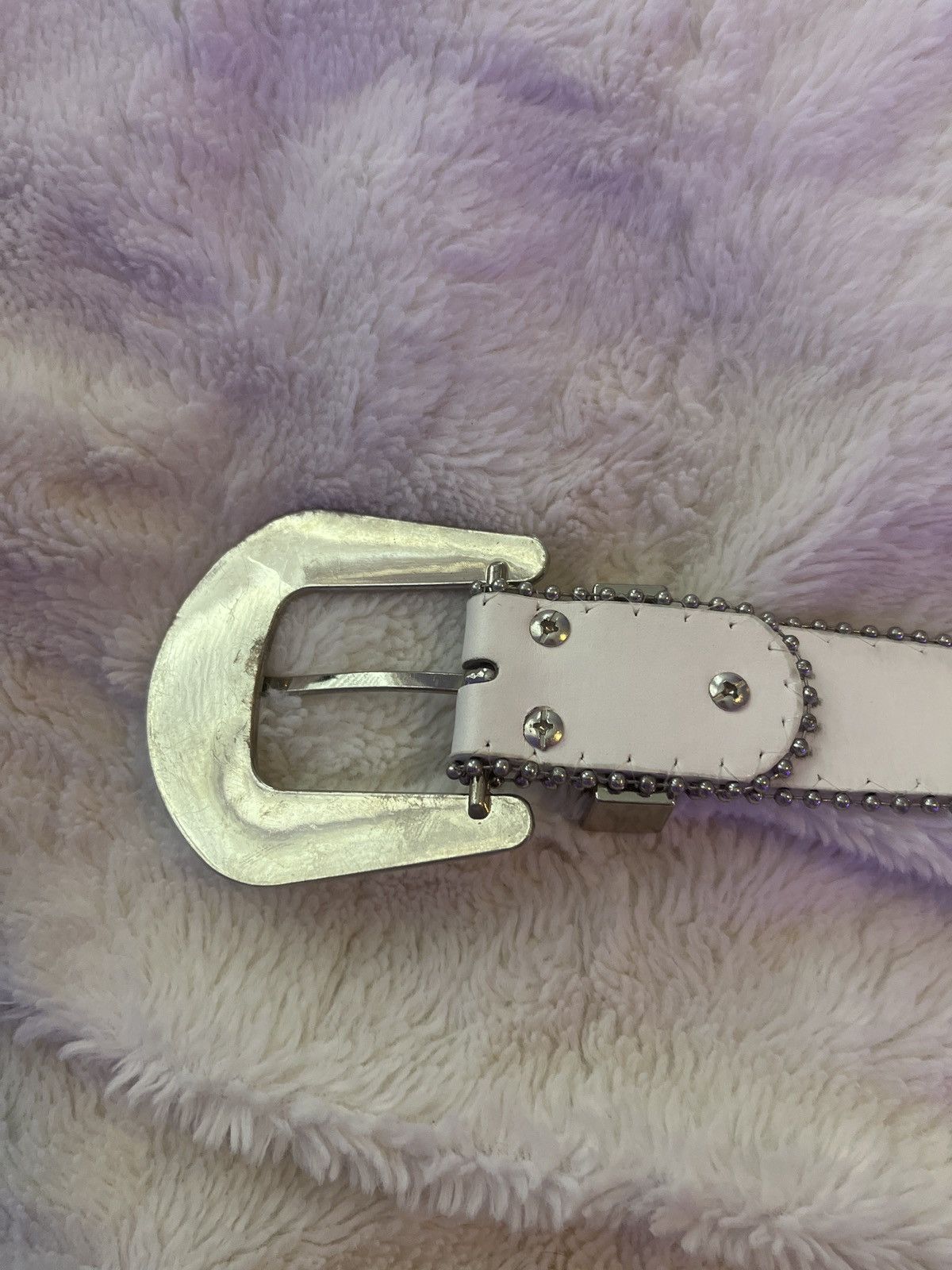 Other White Bling Belt Size 28 - 3 Thumbnail