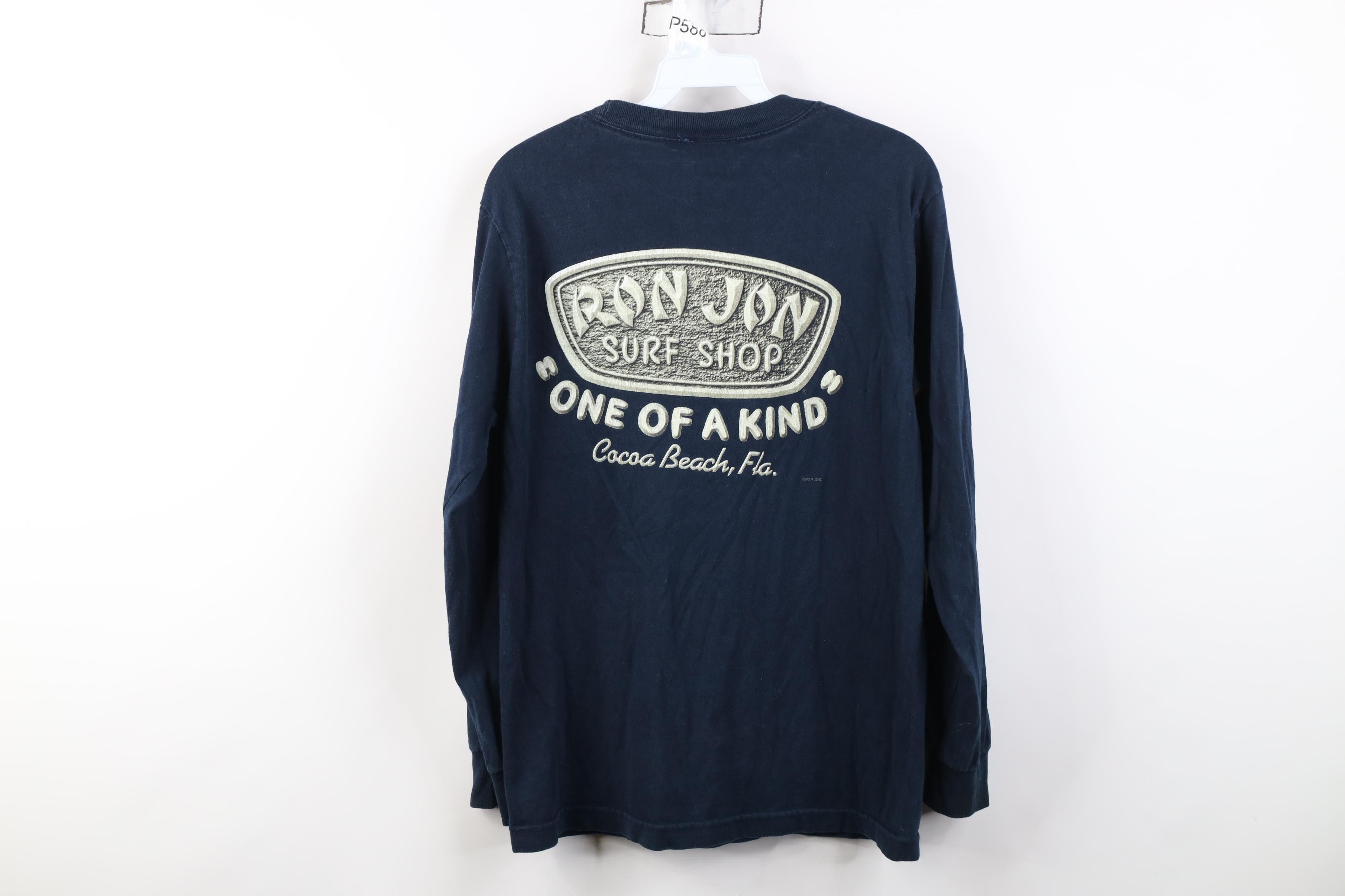 Vintage Vintage Ron Jon Surf Shop Long Sleeve T-Shirt Navy Blue Size US S / EU 44-46 / 1 - 16 Thumbnail