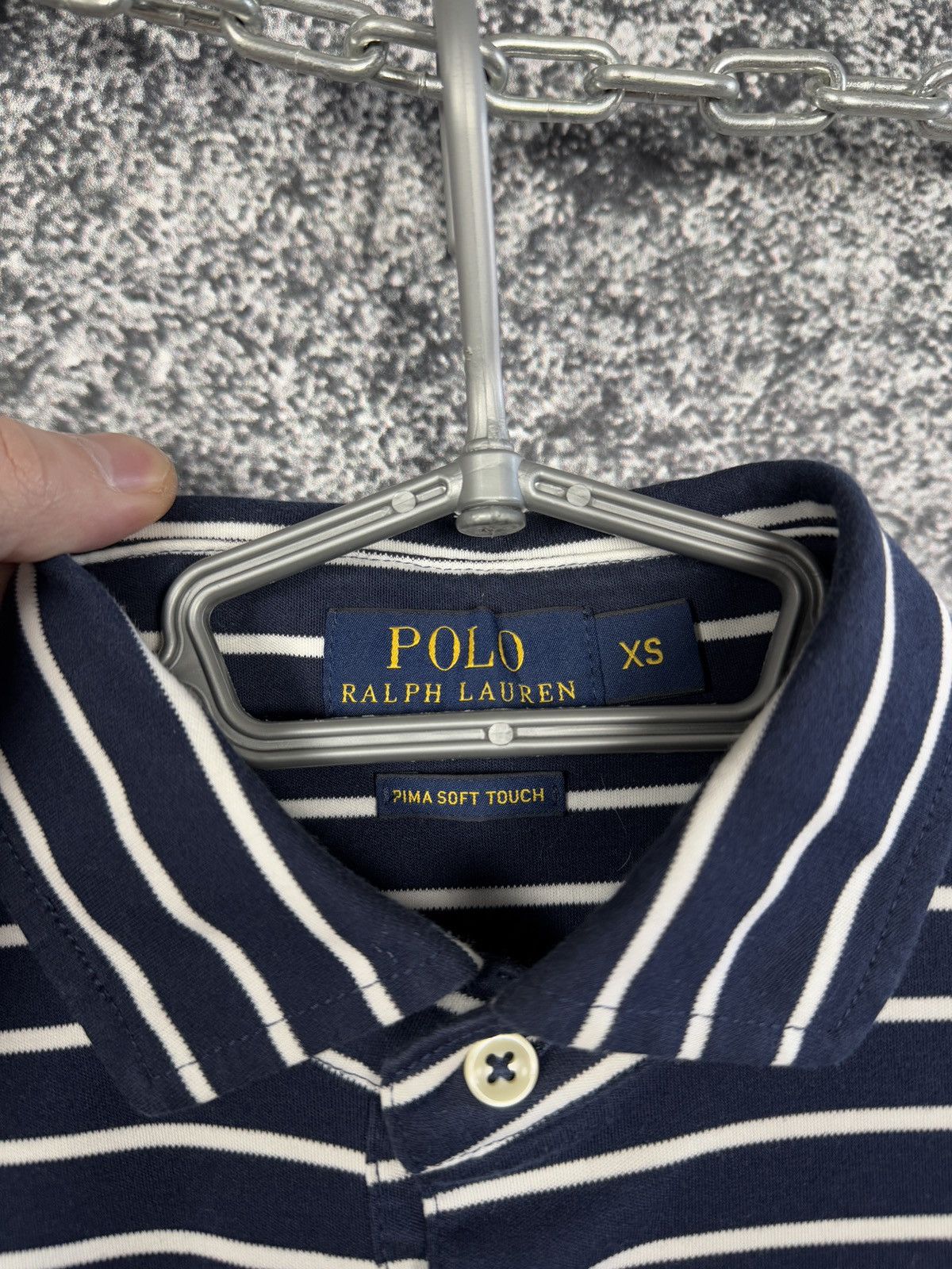 Polo Ralph Lauren Polo Ralph Lauren Striped Polo Shirt Pima Soft Touch Size XS Size XS / US 0-2 / IT 36-38 - 7 Thumbnail