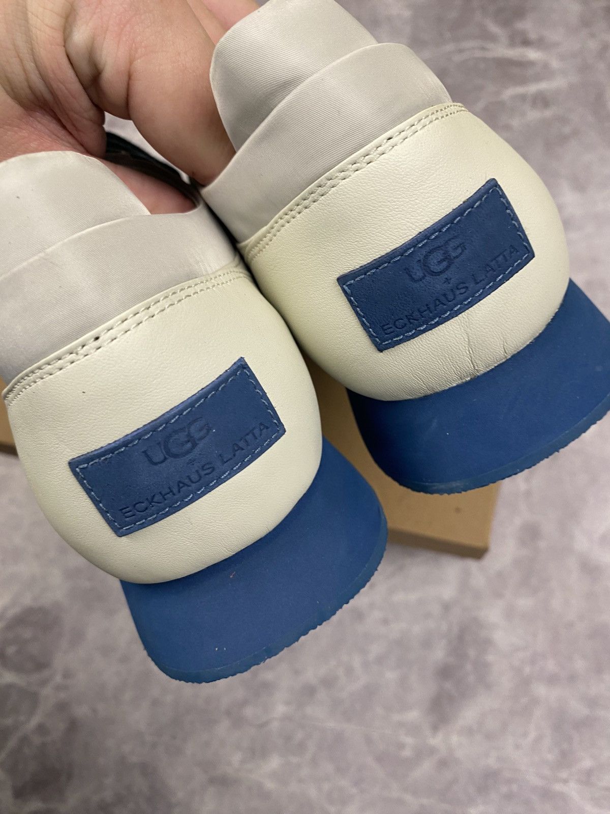 Eckhaus Latta Ugg X Eghaus Latta Square Toe Leather Low Top Sneakers Size US 11.5 / EU 44-45 - 7 Thumbnail