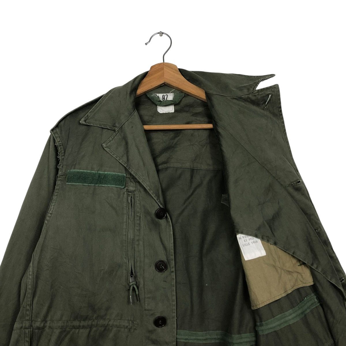Vintage 🔥VINTAGE CHORE MILITARY JACKET C 92 H. ROQUETTE US NAVY Size US M / EU 48-50 / 2 - 14 Thumbnail