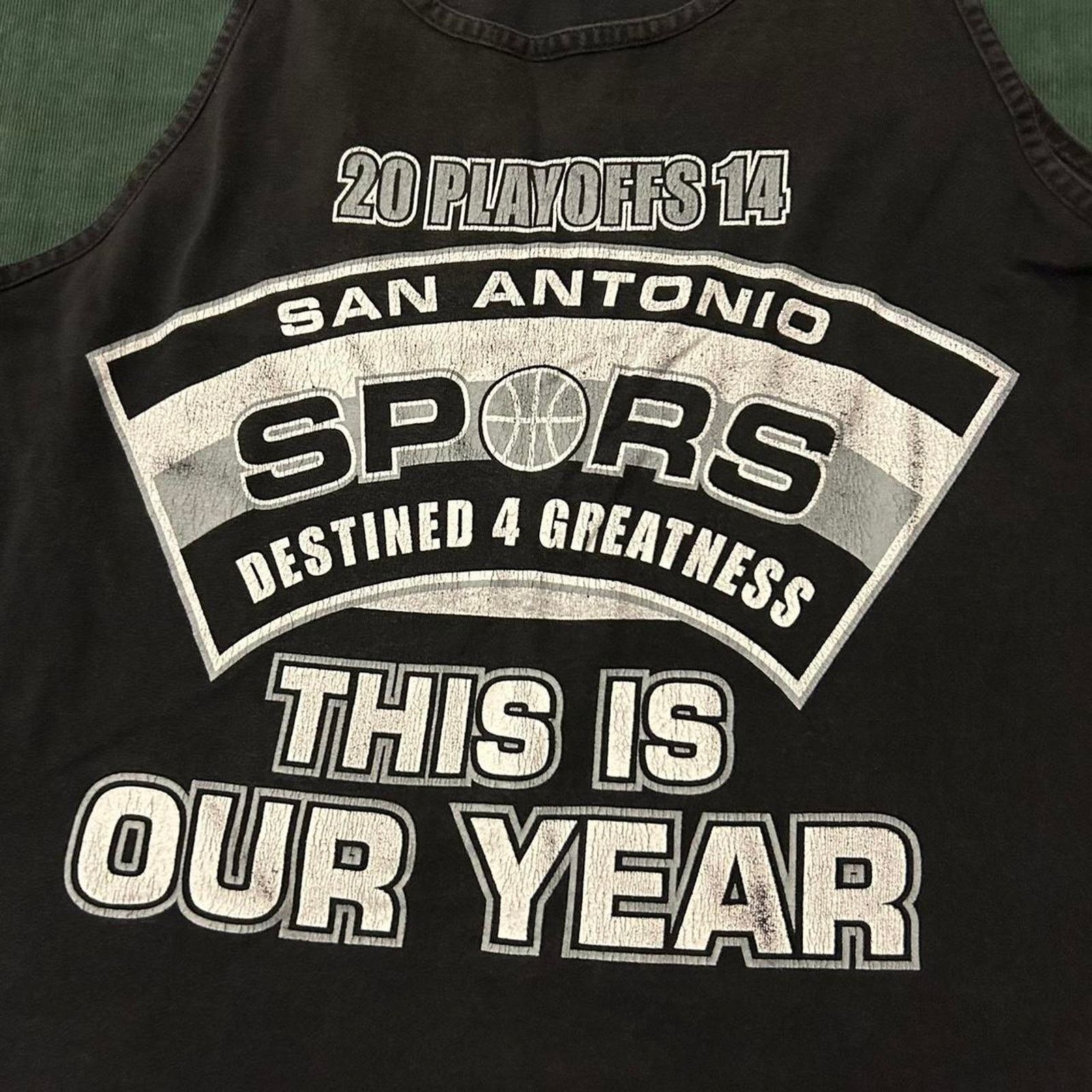 NBA 2014 playoffs spurs tank top Size US L / EU 52-54 / 3 - 2 Thumbnail