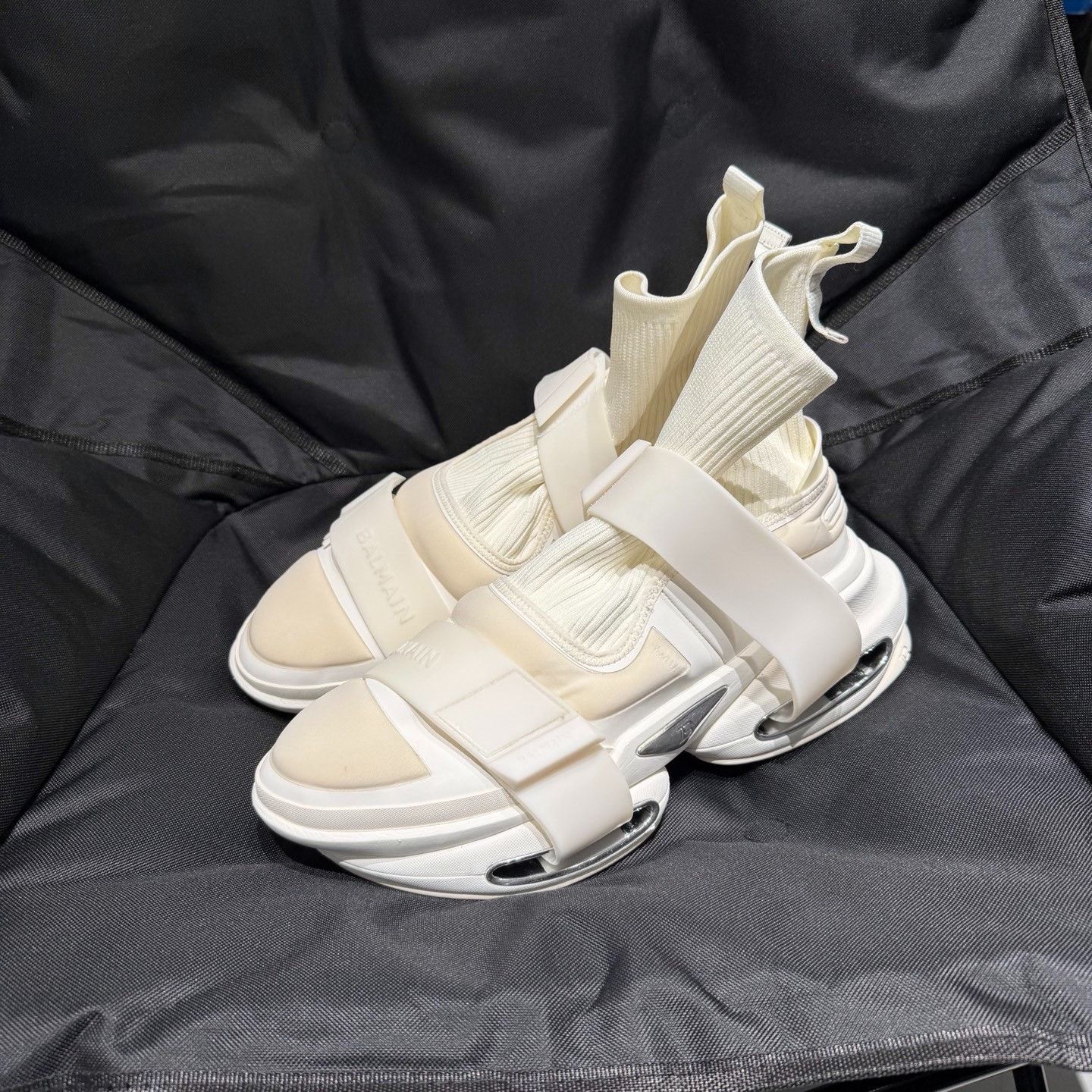 Balmain Balmain White Mid-Calf Casual Shoes Size US 11 / EU 44 - 1 Thumbnail