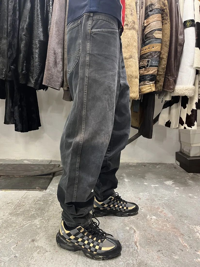 Marithe + Francois Girbaud × Vintage AW1987 Closed Stone Washed Denim Grey Pants Size US 34 / EU 50 - 4 Thumbnail
