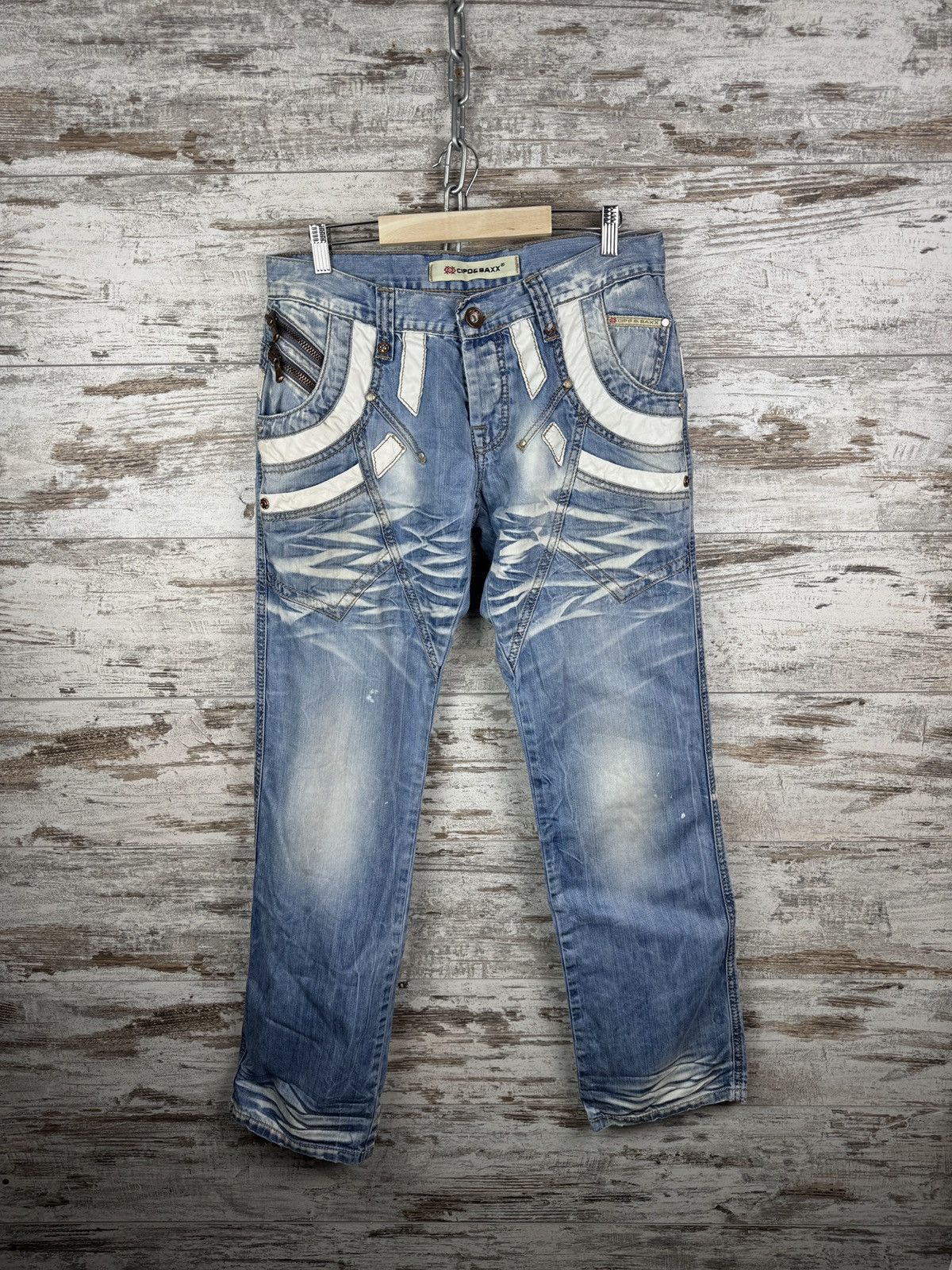 Vintage Mens Vintage Cipo & Baxx denim jeans pants avant garde y2k Size US 33 - 2 Thumbnail