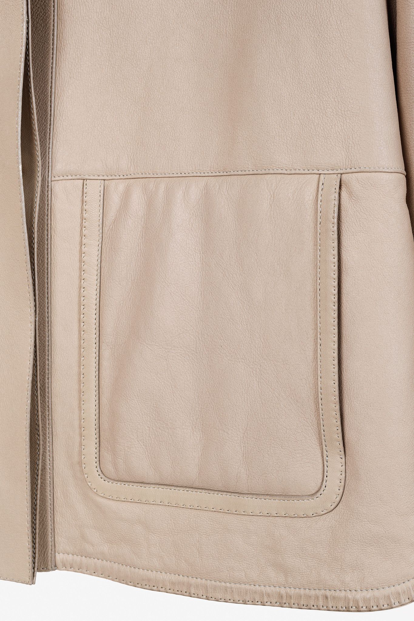 Loro Piana Loro Piana Ecru Lambskin Cropped Shearling Jacket Size S / US 4 / IT 40 - 7 Thumbnail