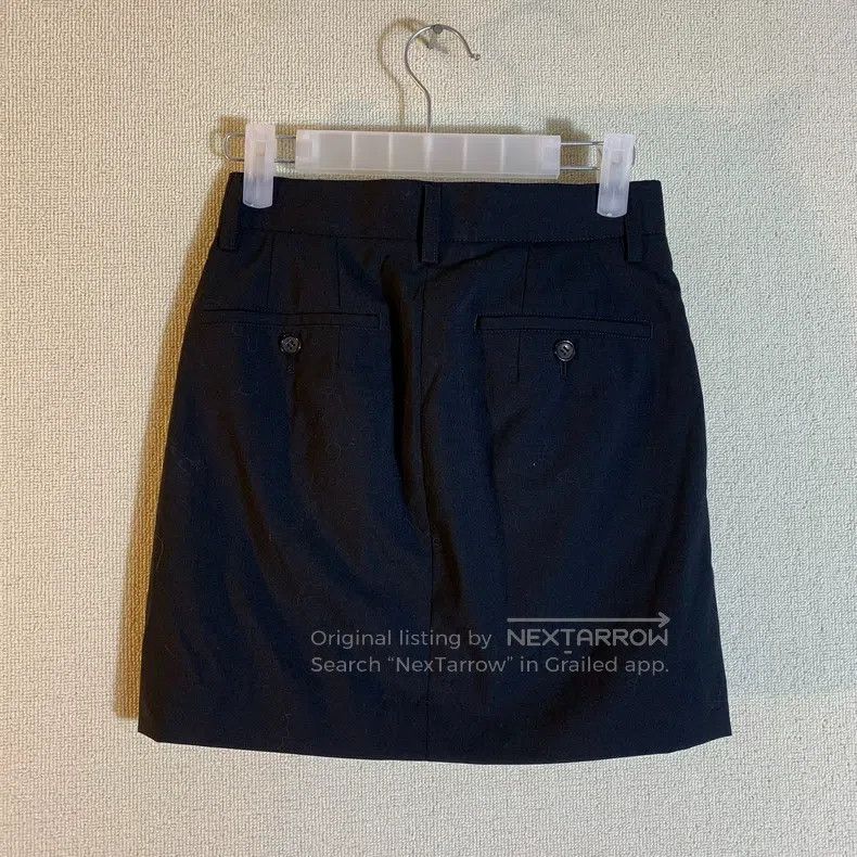 Junya Watanabe Junya Watanabe size S Black Wool Skirt Size 23" - 2 Thumbnail