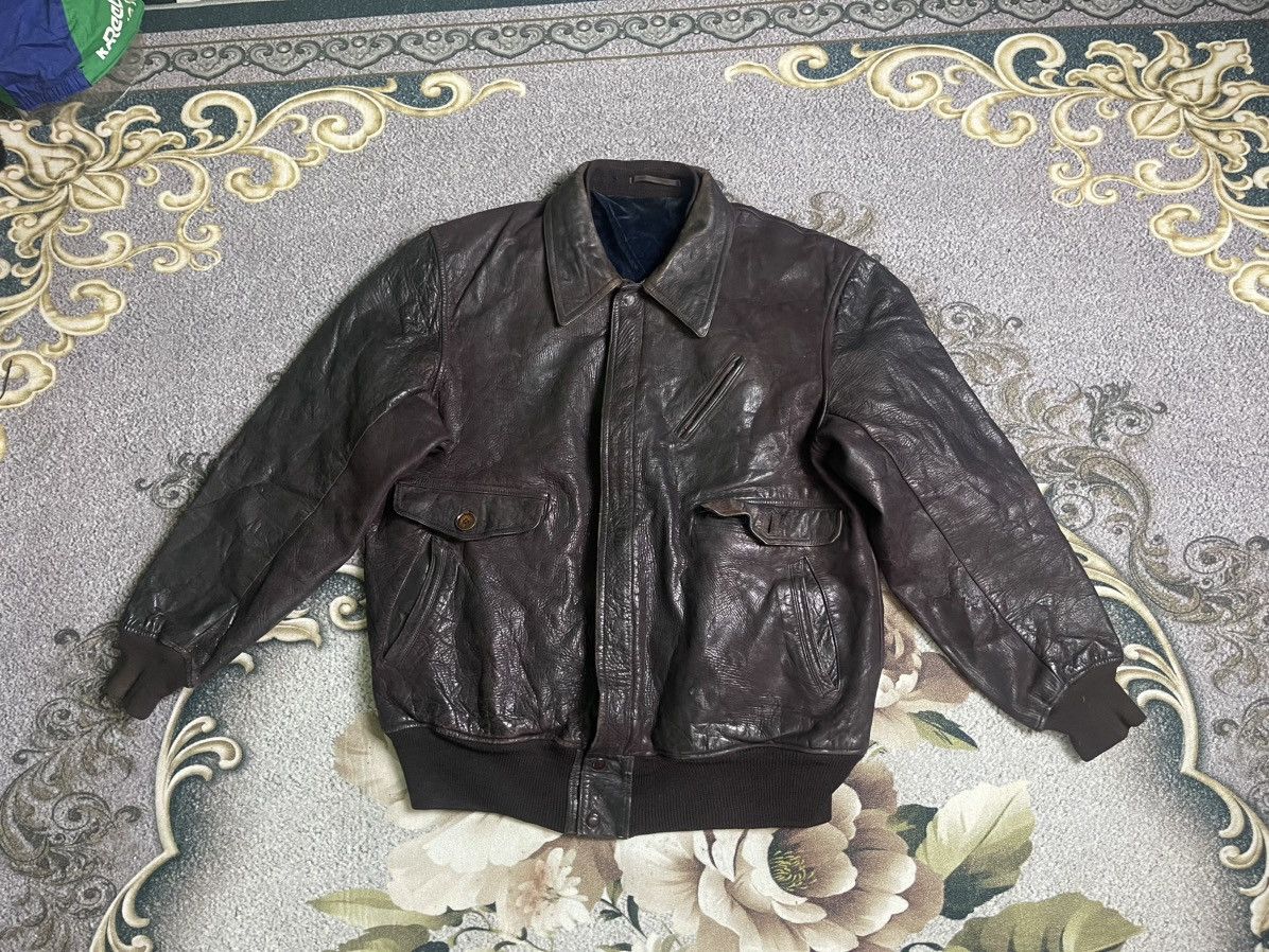 Other Vintage Leather Jacket Racing Motorcycle Size US M / EU 48-50 / 2 - 1 Thumbnail