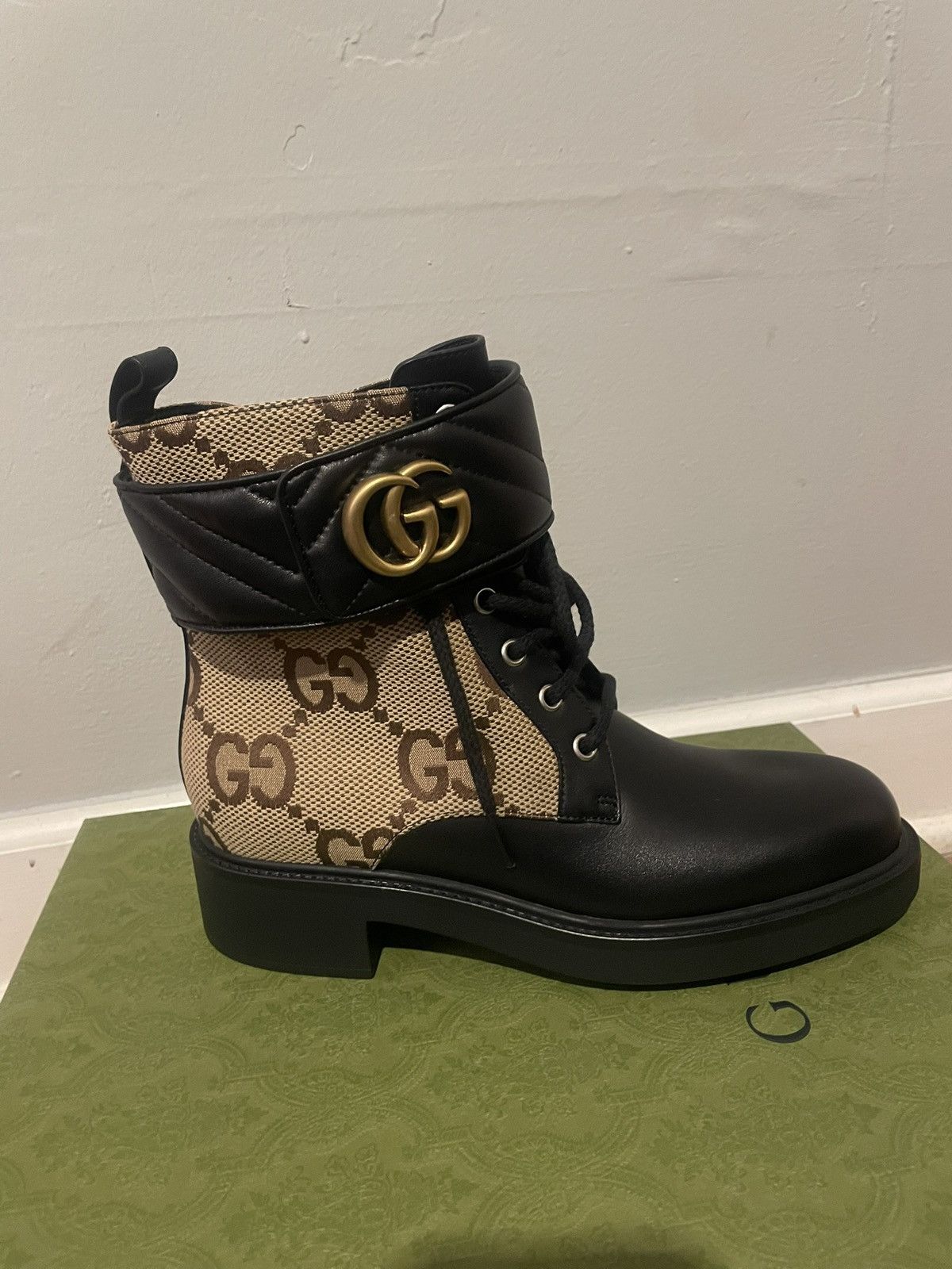 Gucci Flores calf Marco GG BOOT Size US 8 / IT 38 - 6 Thumbnail