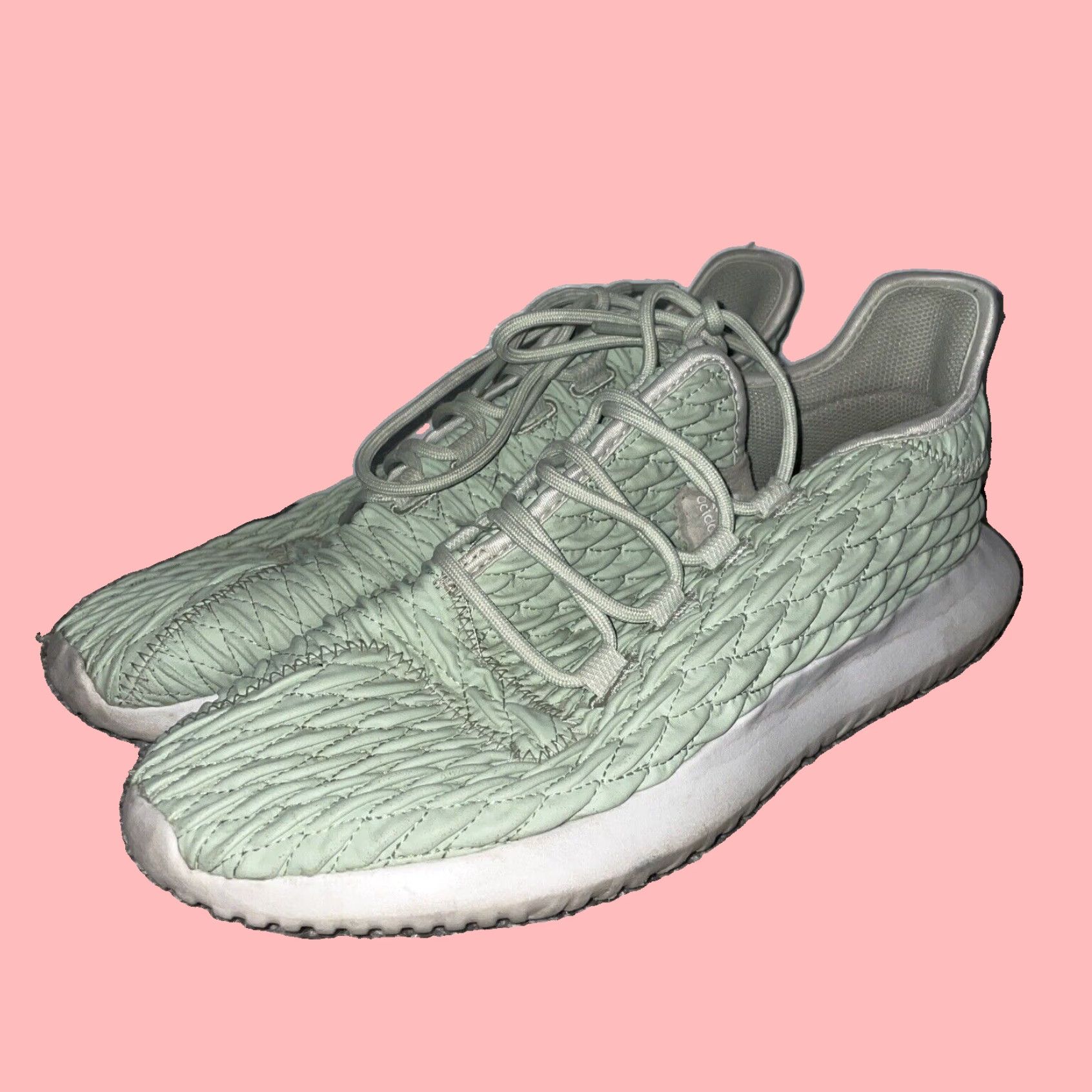 Adidas Authentic adidas Tubular Shadow Sneaker in Green Hue with Classic Design for Women Size 10 Grailed